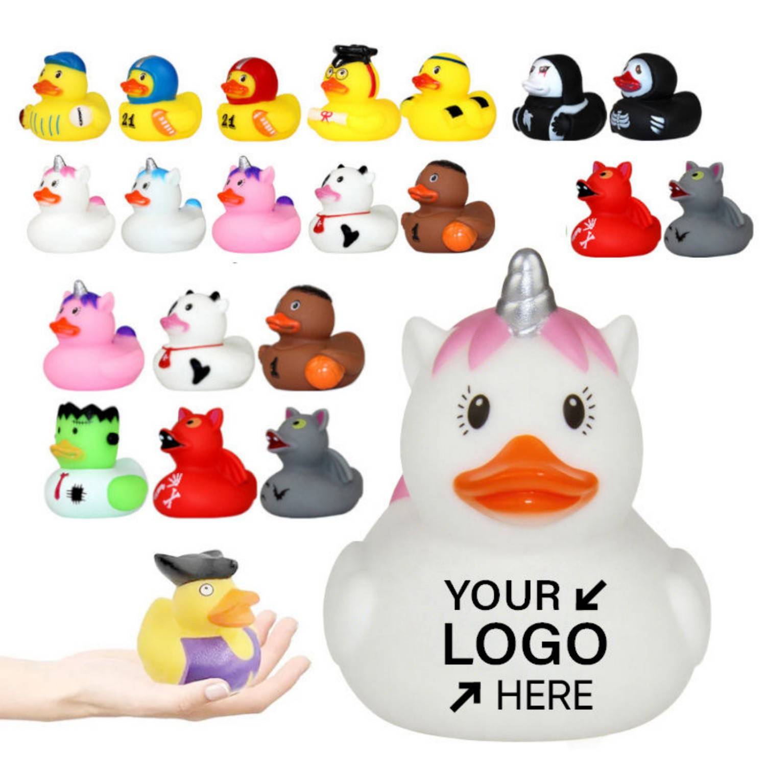 Kids Squeezable Mini Rubber Duck Bath Toy 9