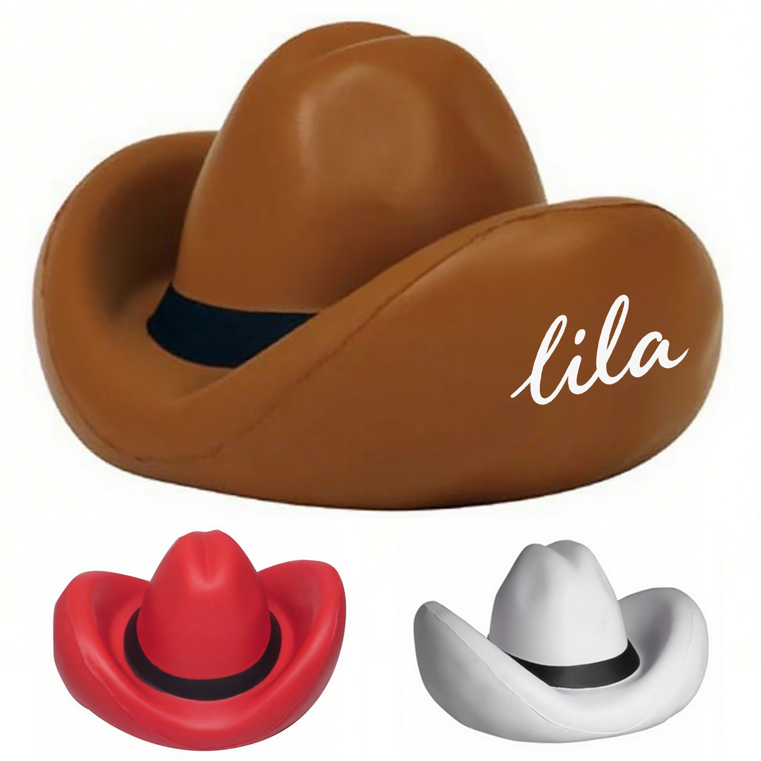 PU Foam Cowboy Hat Stress Reliever Squeeze Toy 2