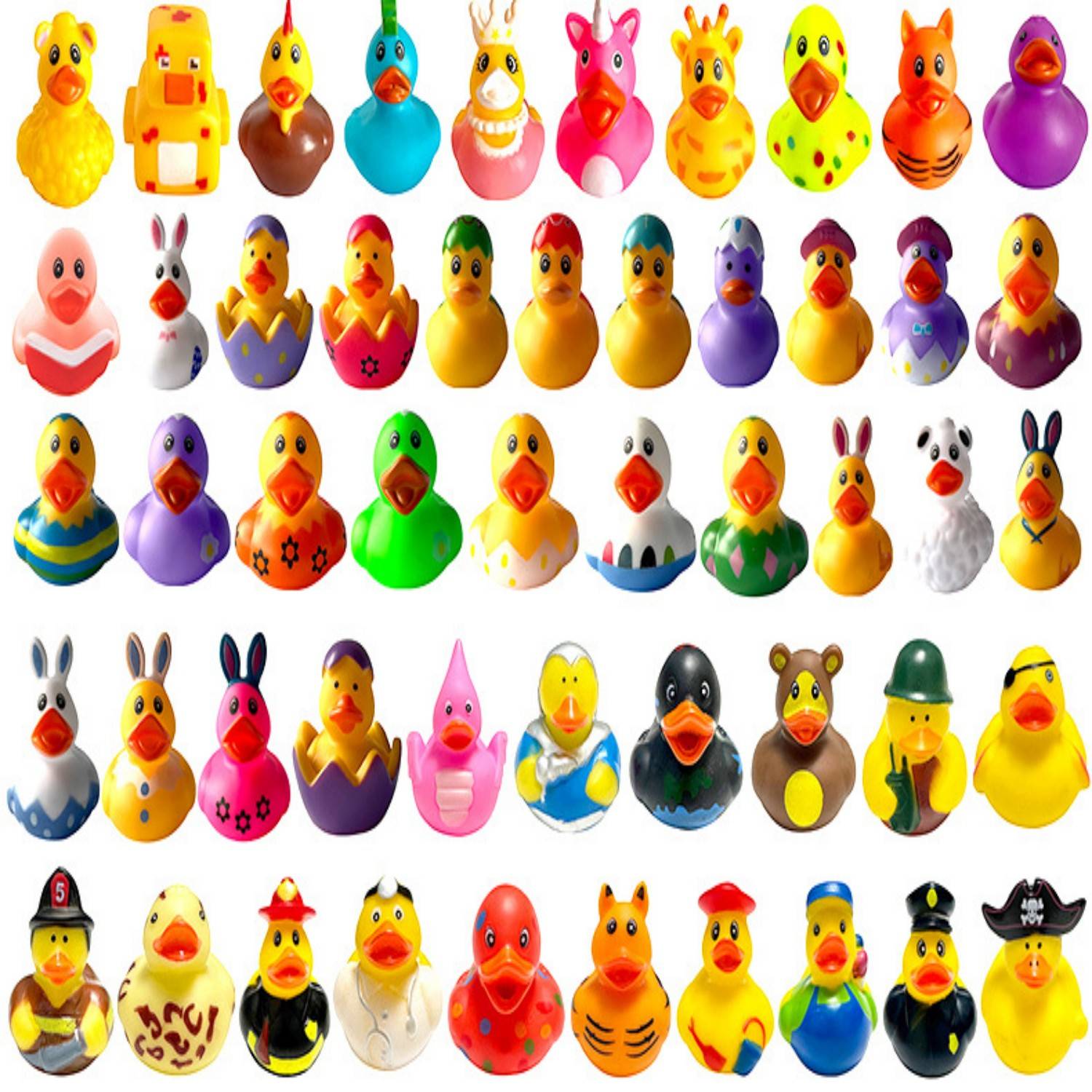 Kids Squeezable Mini Rubber Duck Bath Toy 12