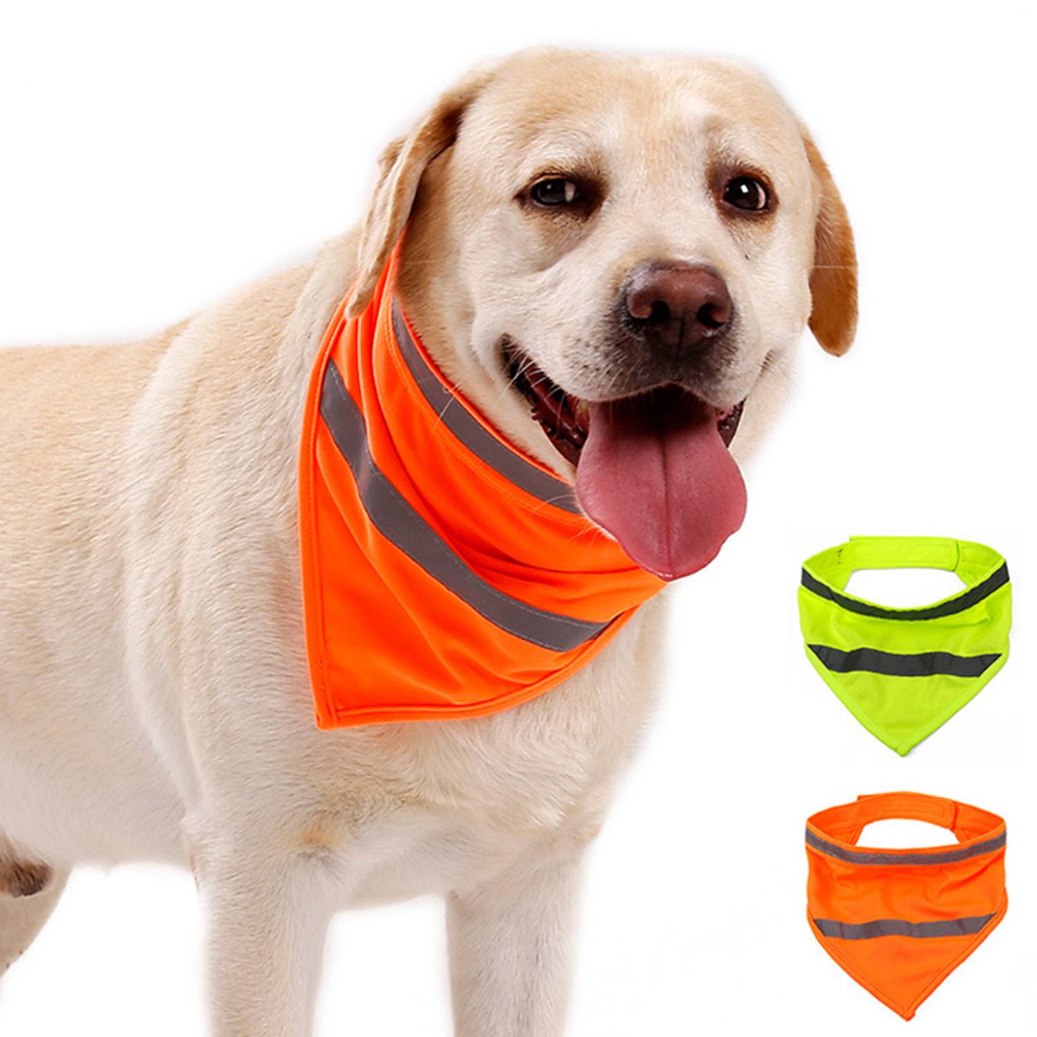 Reflective Polyester Dog Bandana 2