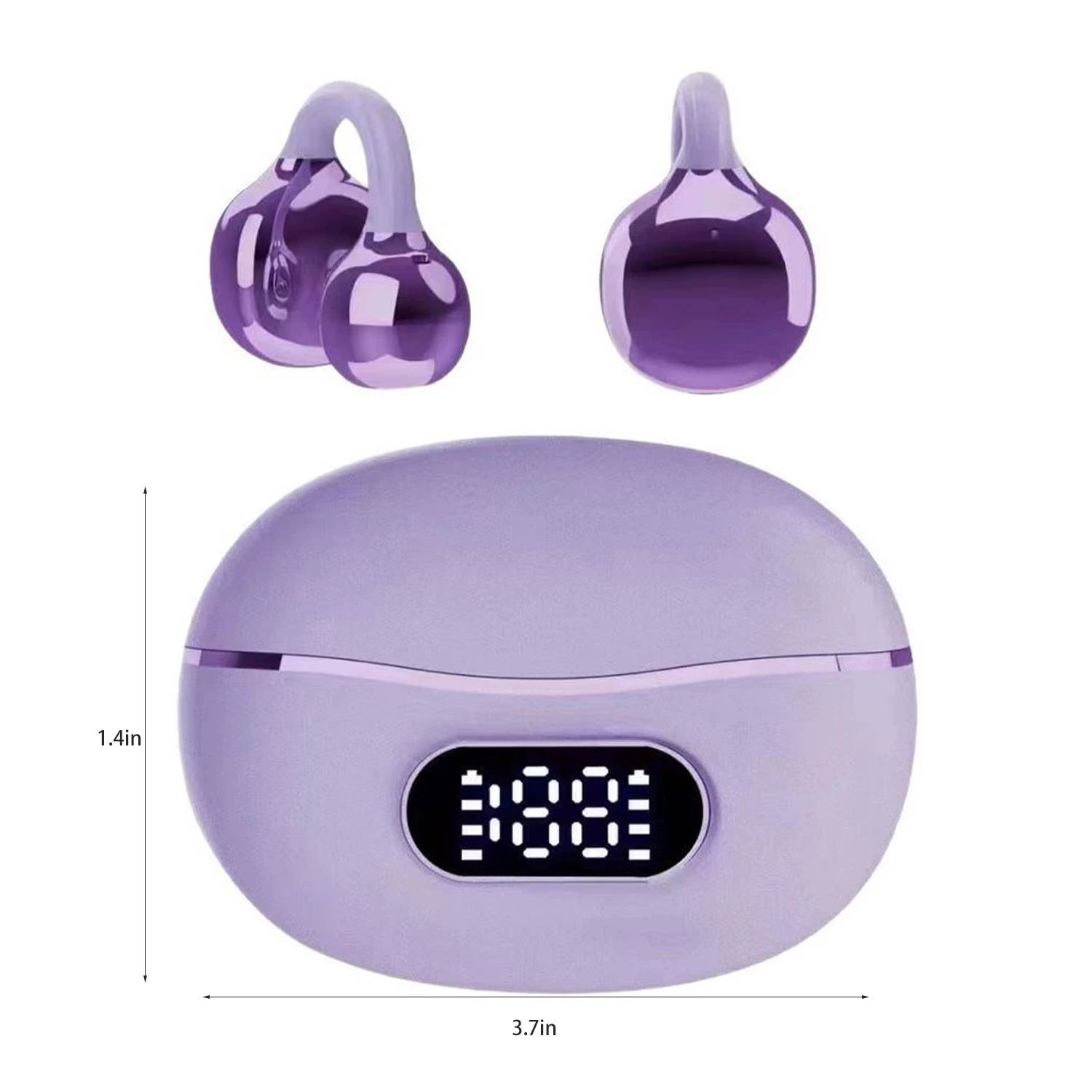 Clip-On Wireless Bluetooth Earbuds 5