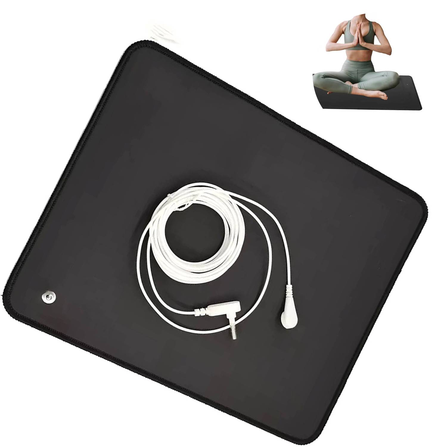 Anti-Static Grounding Yoga Mat w/ Wire 4