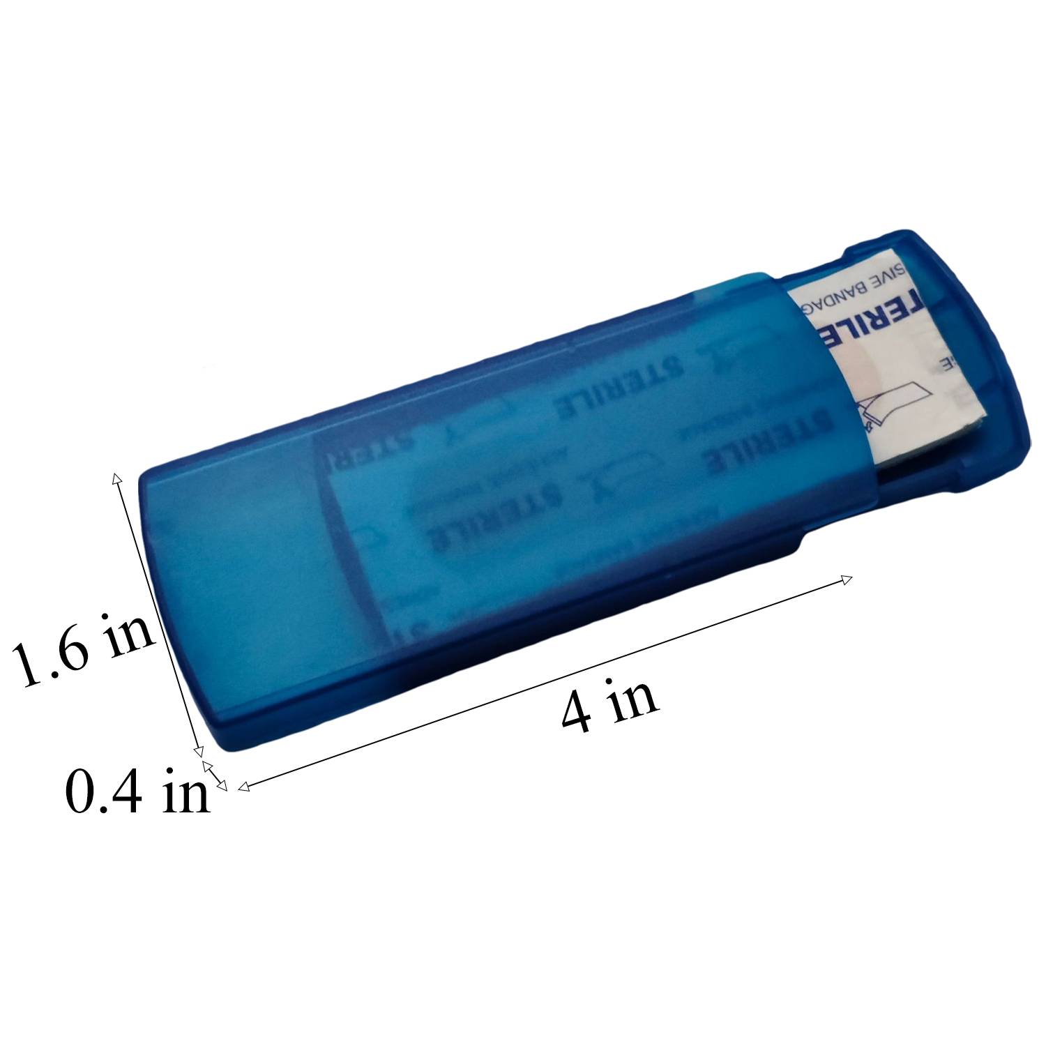Pull-Out Plastic Bandage Dispenser Box w/ 5 Adhesive Strips 4