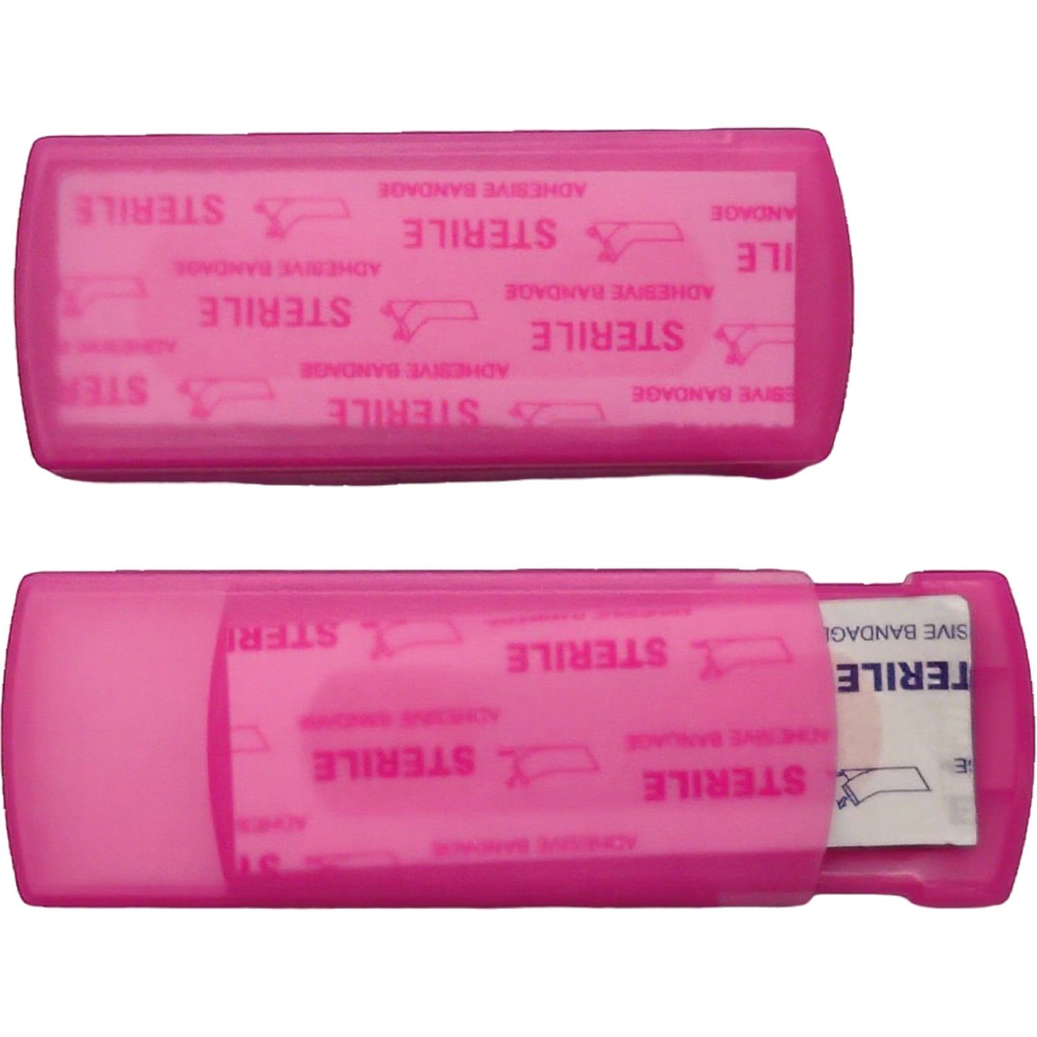 Pull-Out Plastic Bandage Dispenser Box w/ 5 Adhesive Strips 7