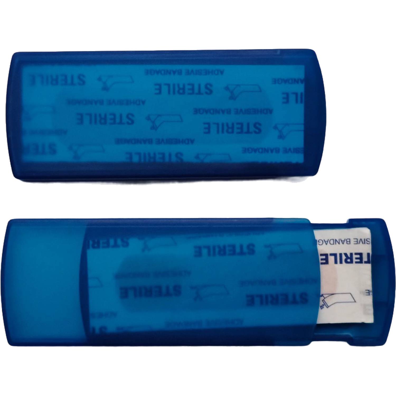 Pull-Out Plastic Bandage Dispenser Box w/ 5 Adhesive Strips 2