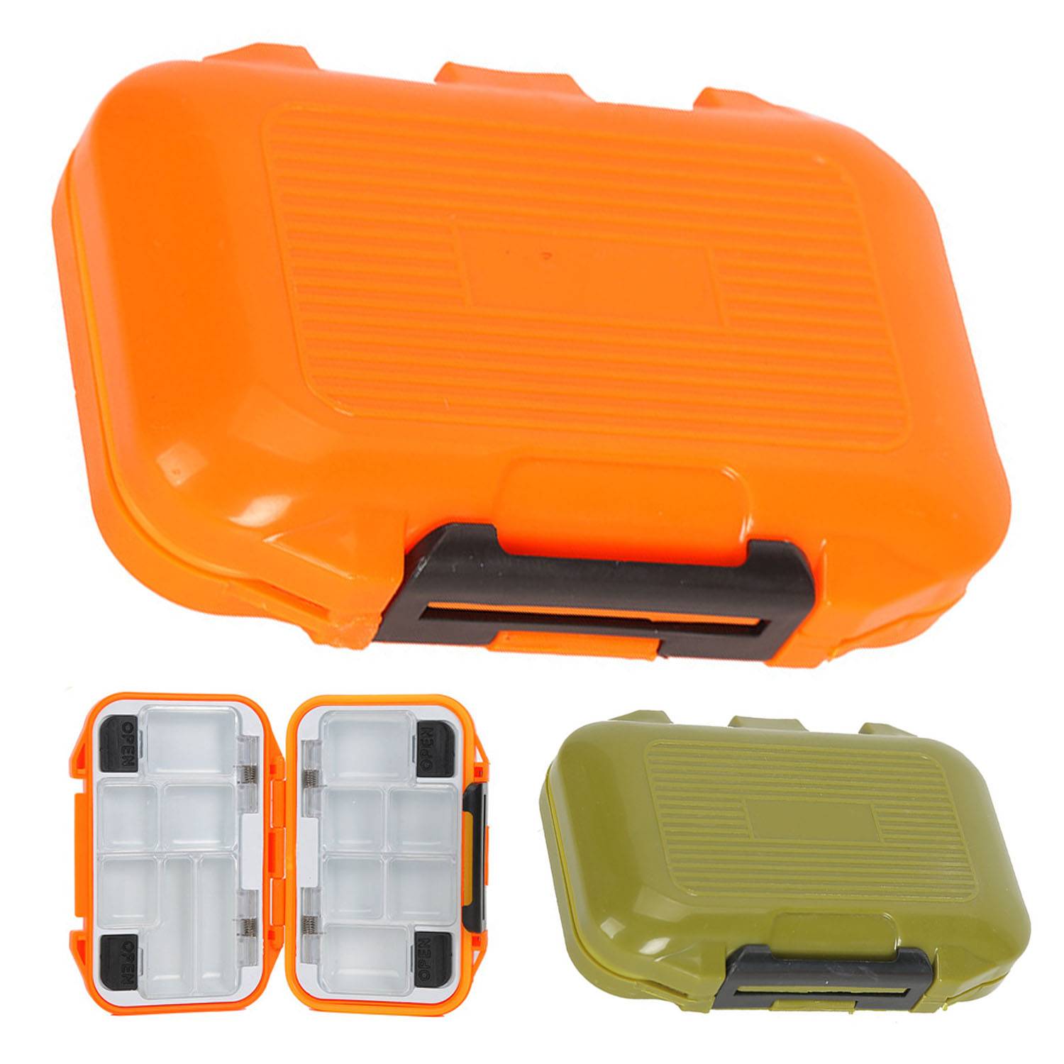 Fishing Tackle Storage Box w/ Adjustable Dividers 5