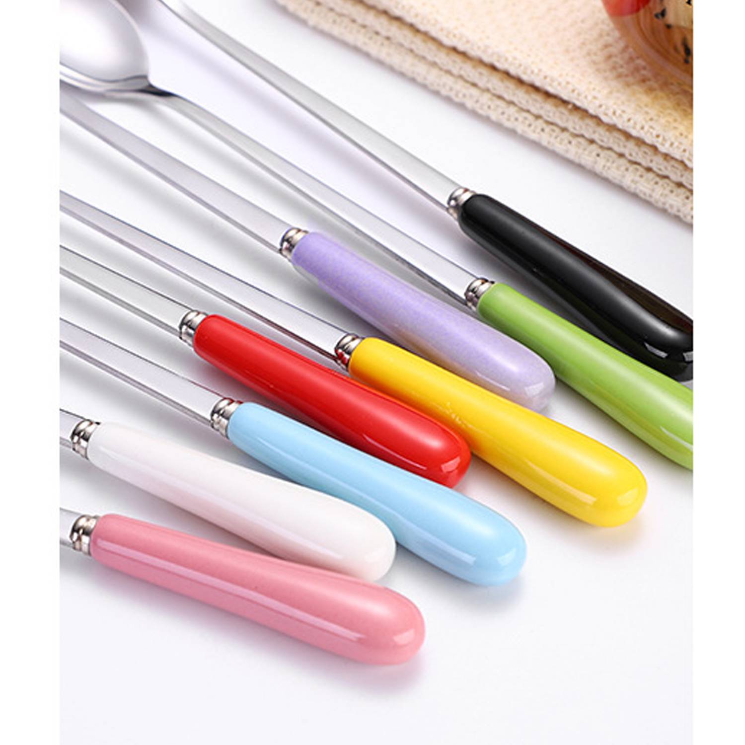 Stainless Steel Long Handled Coffee Spoon 8