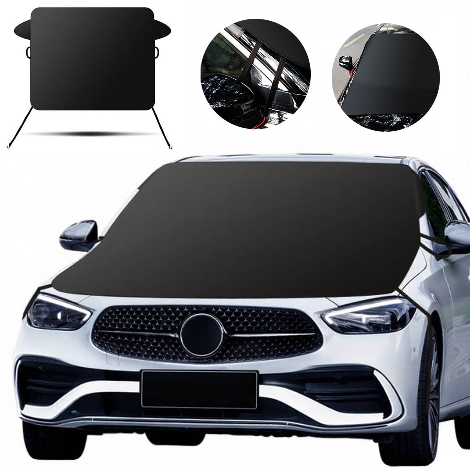 All-Season Oxford Car Windshield Sunshade 3