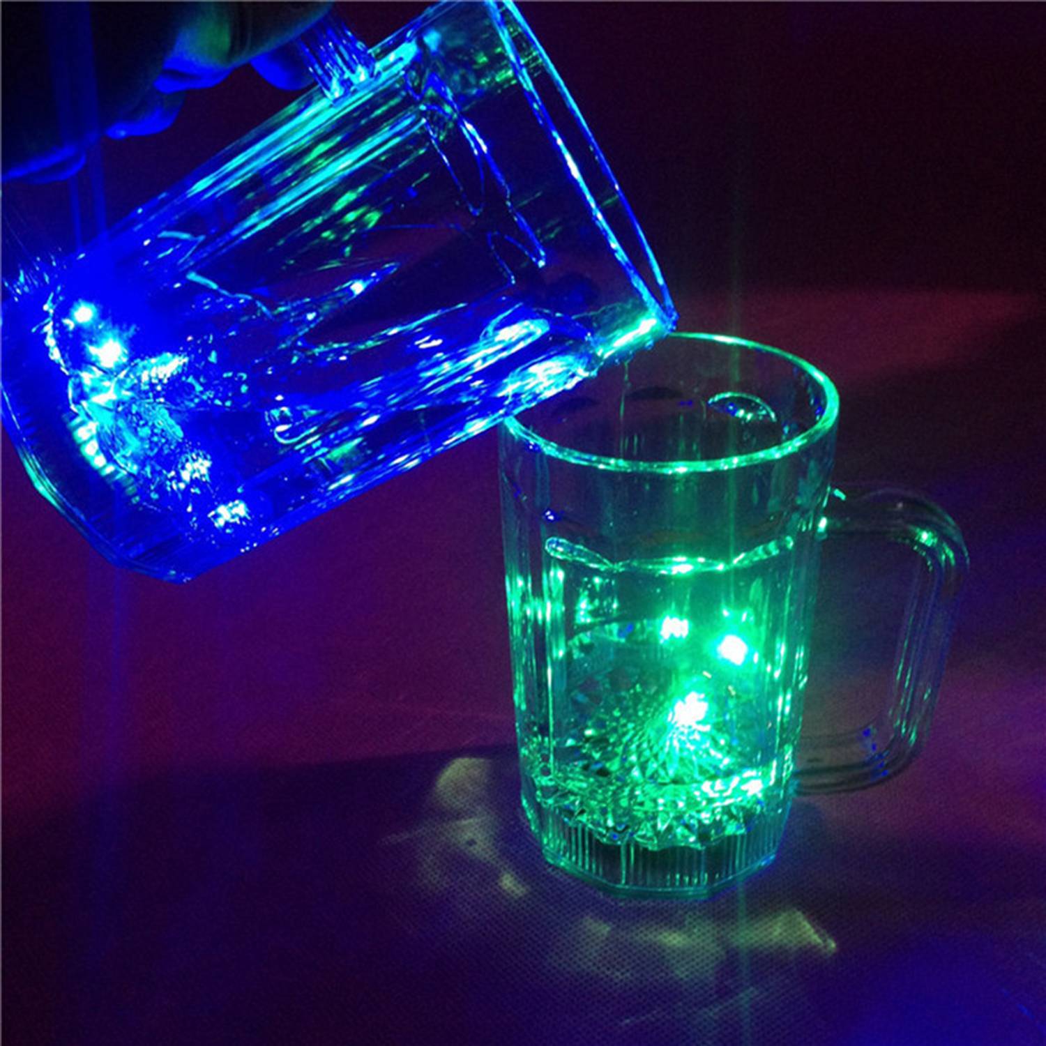 16oz Liquid Activated LED Light Up Beer Glass 6