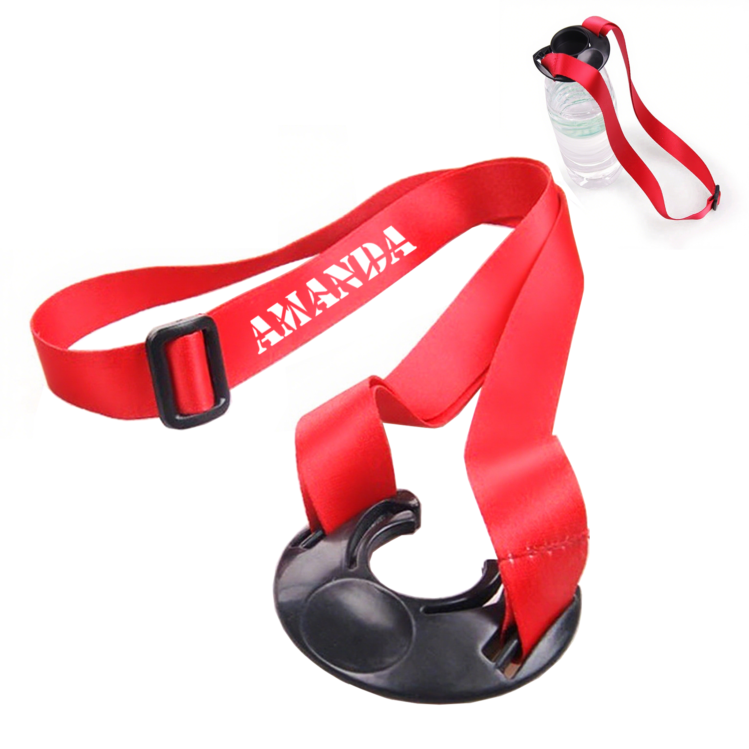 Polyester Adjustable Water Bottle Holder Lanyard 1
