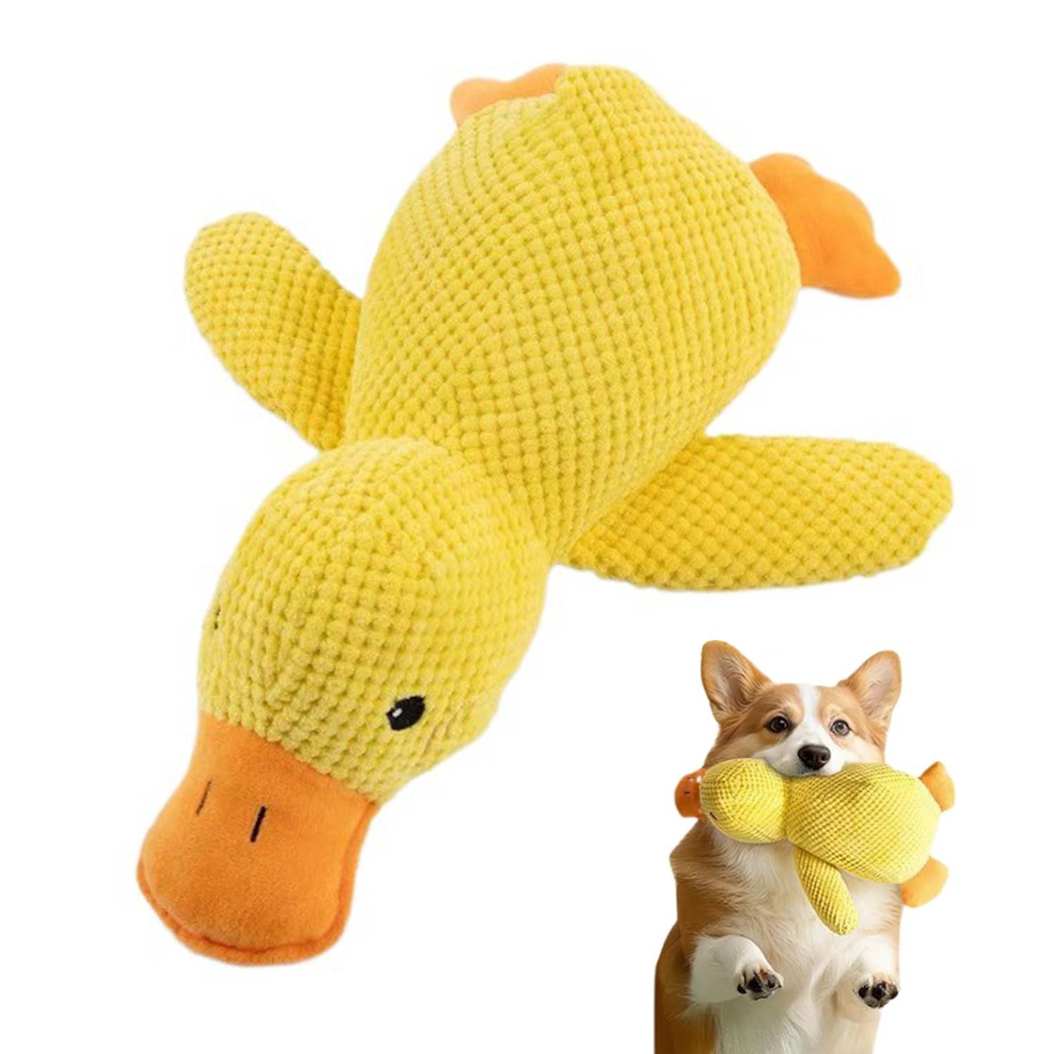 Pet Plush Duck Squeaker Stuffed Toy 5