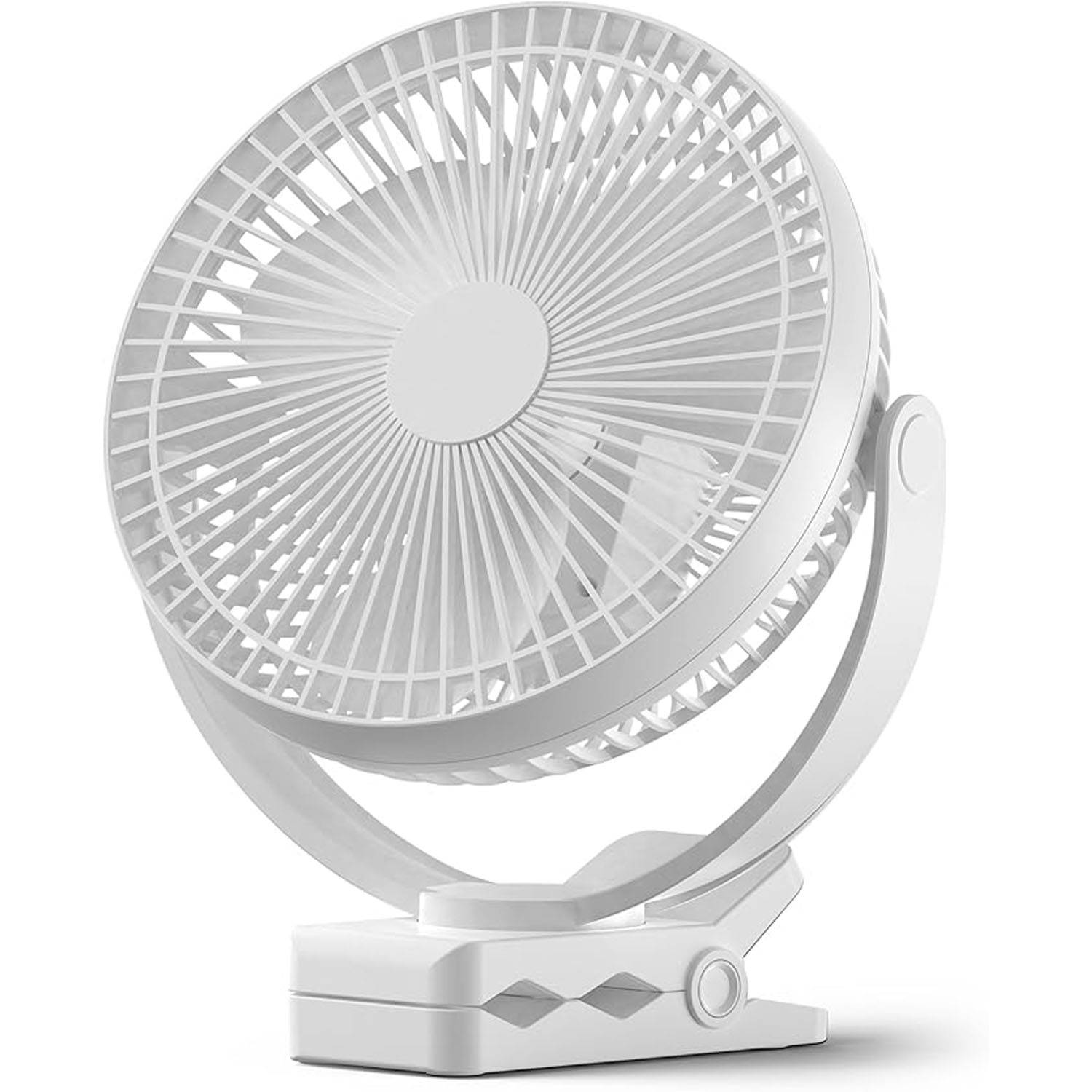 USB Rechargeable Clip-on Desktop Silent Fan 10