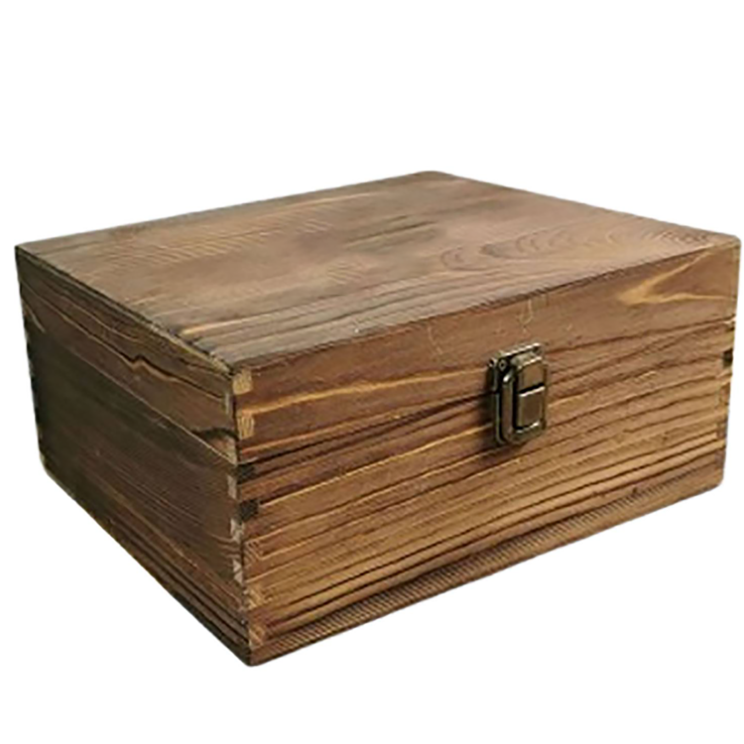Handcrafted Genuine Wood Keepsake Chest Gift Box 3