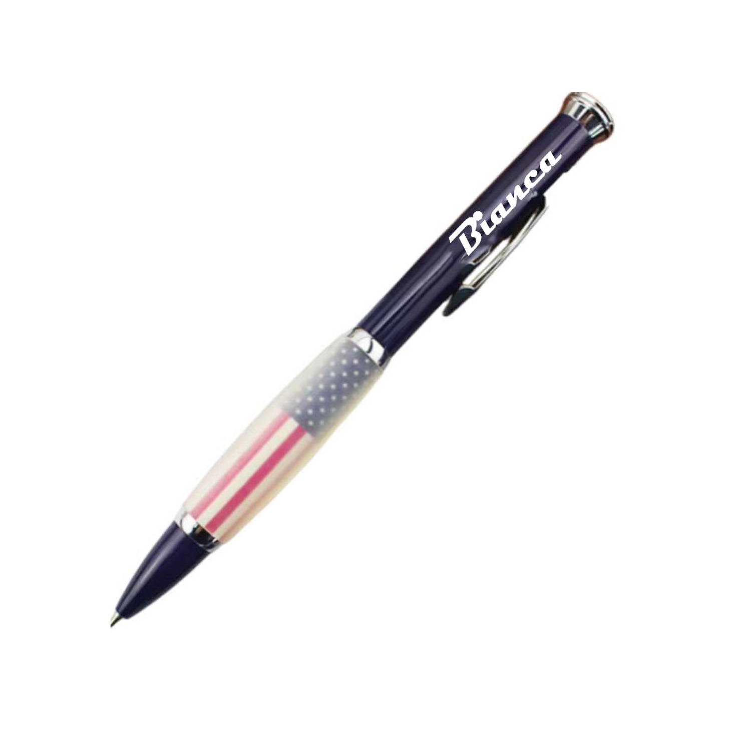Simple Flag Pattern Metal Ballpoint Pen 2