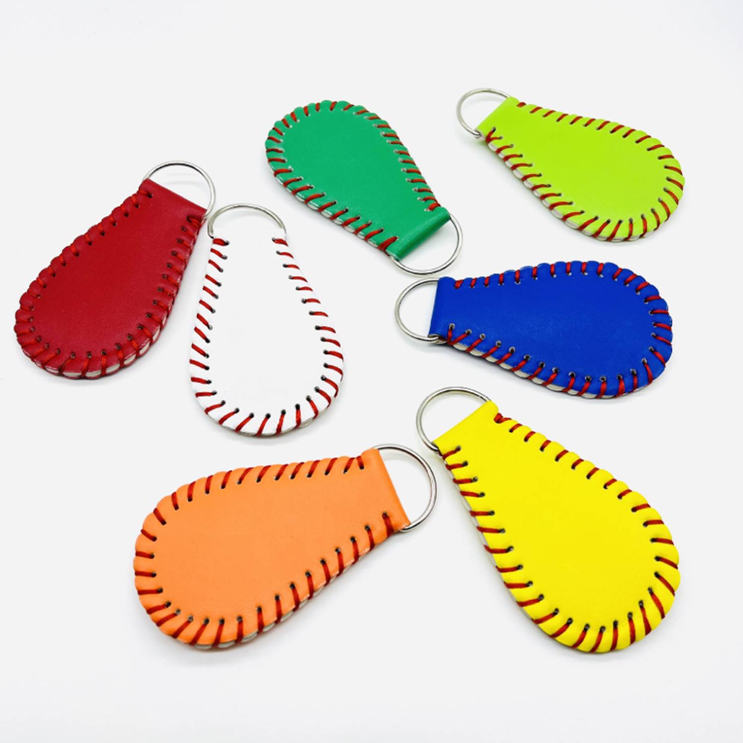 Baseball PU Leather Keychain 3