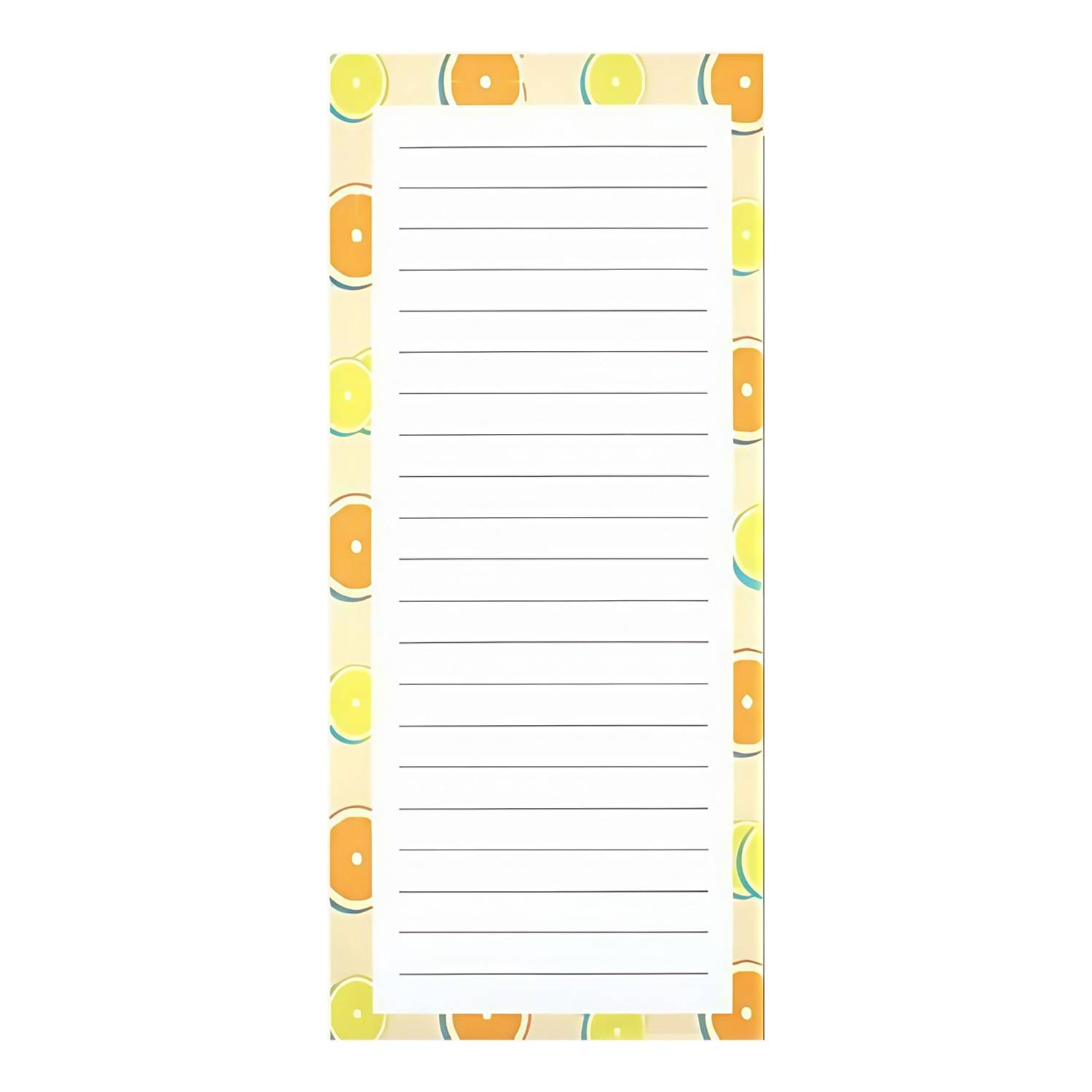 Fruit Design Magnetic Notepad Fridge Grocery Lists 3