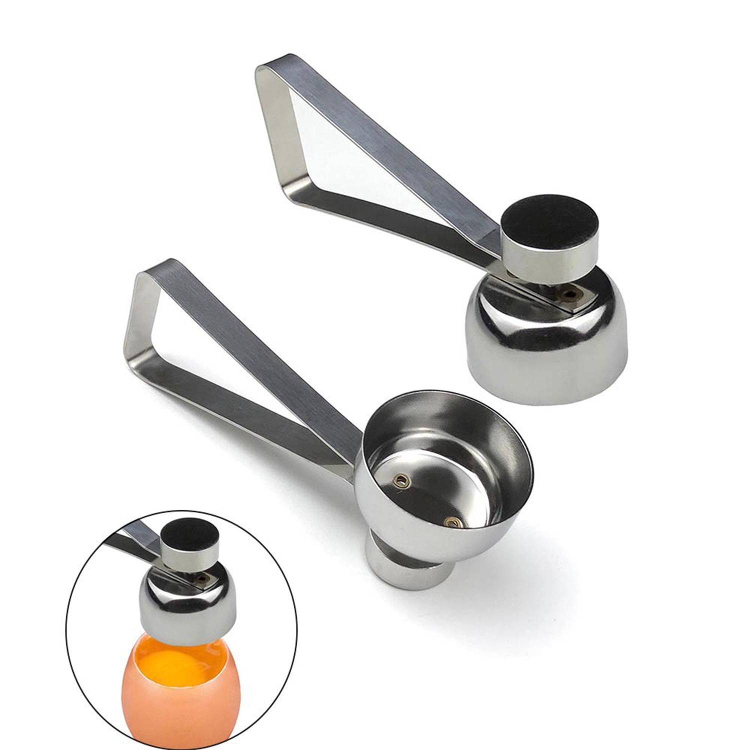 Stainless Steel Egg Cracker Topper 2