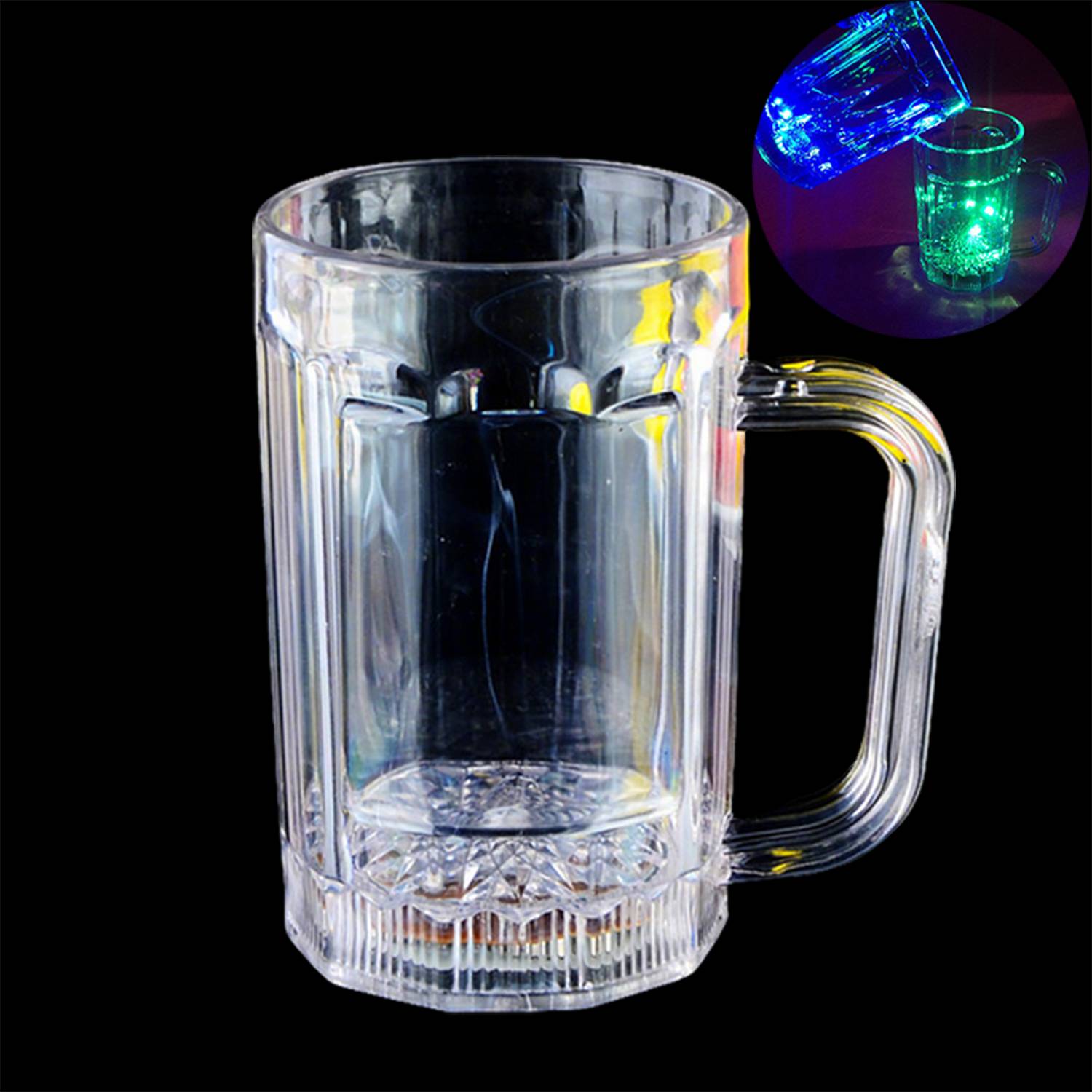16oz Liquid Activated LED Light Up Beer Glass 5