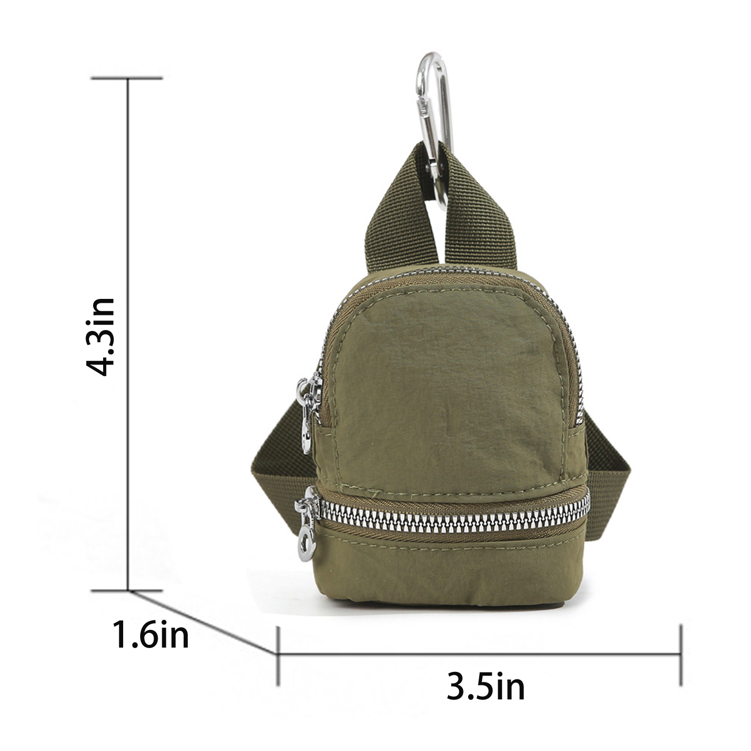 Mini Polyester Backpack Pendant Keychain Coin Purse 4