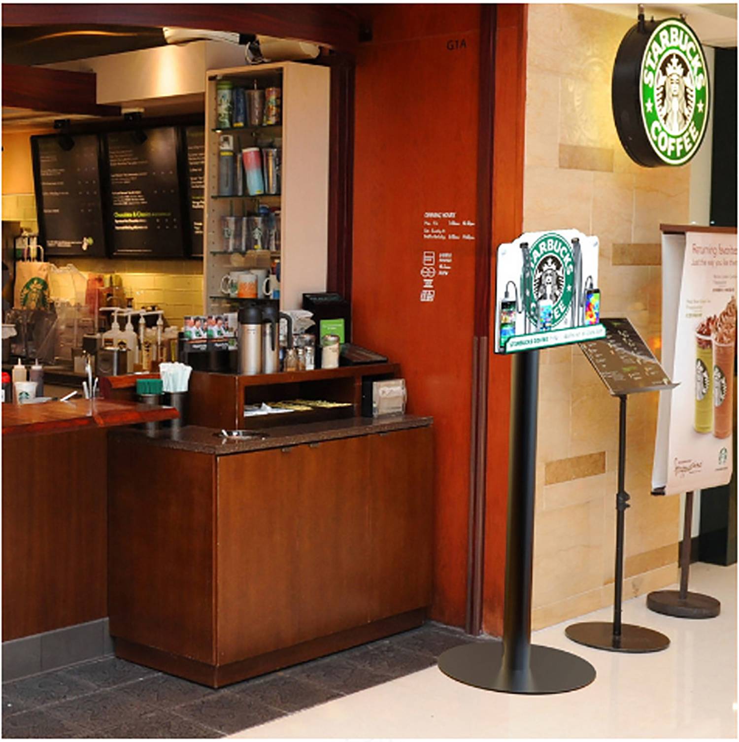 Custom Wall Mount Cell Phone Charging Station 7