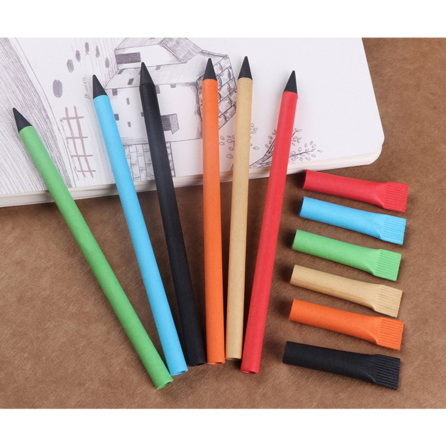 Eco Sharpen-Free Erasable Reusable Paper Inkless Pencils 9