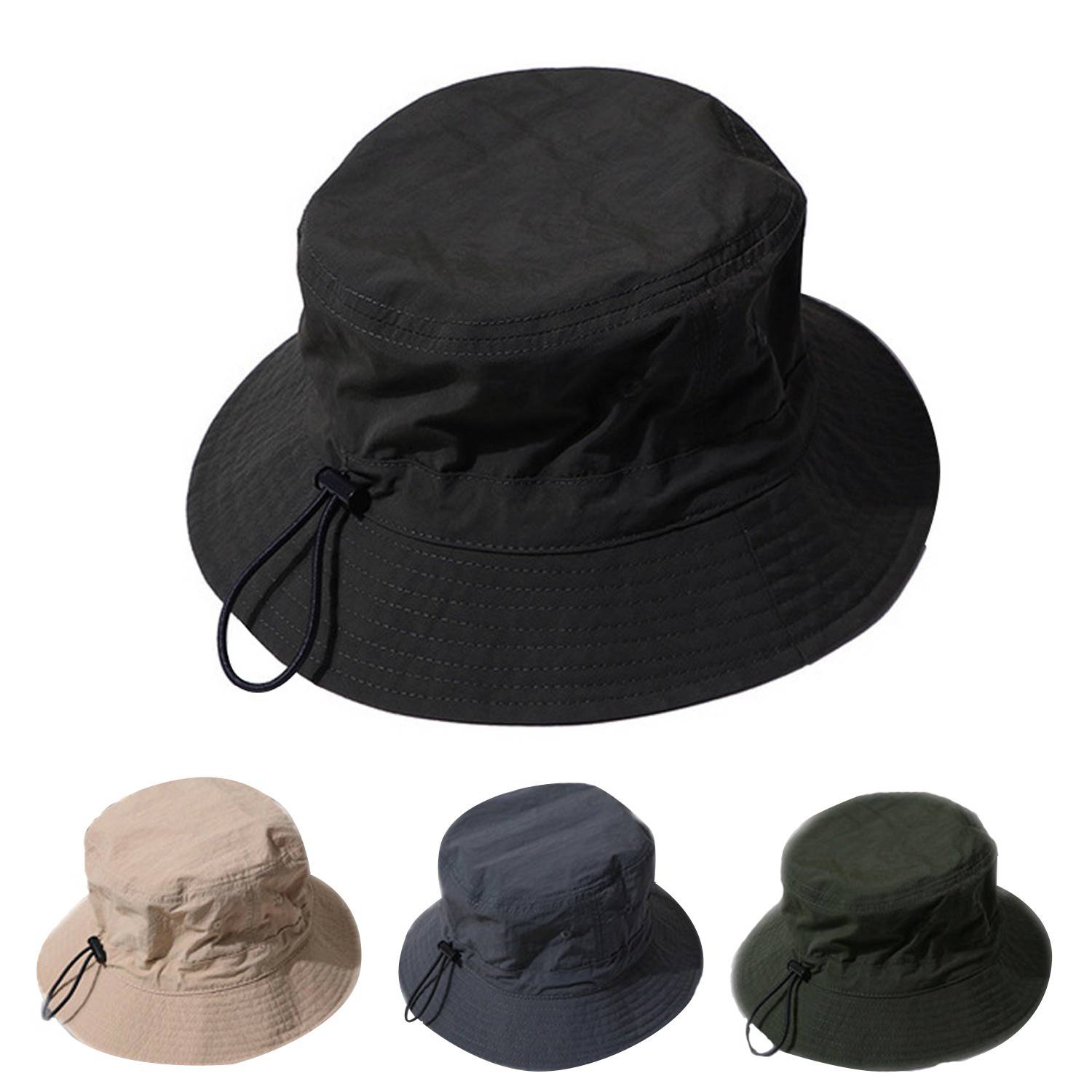 Adjustable Nylon Bucket Hat 5