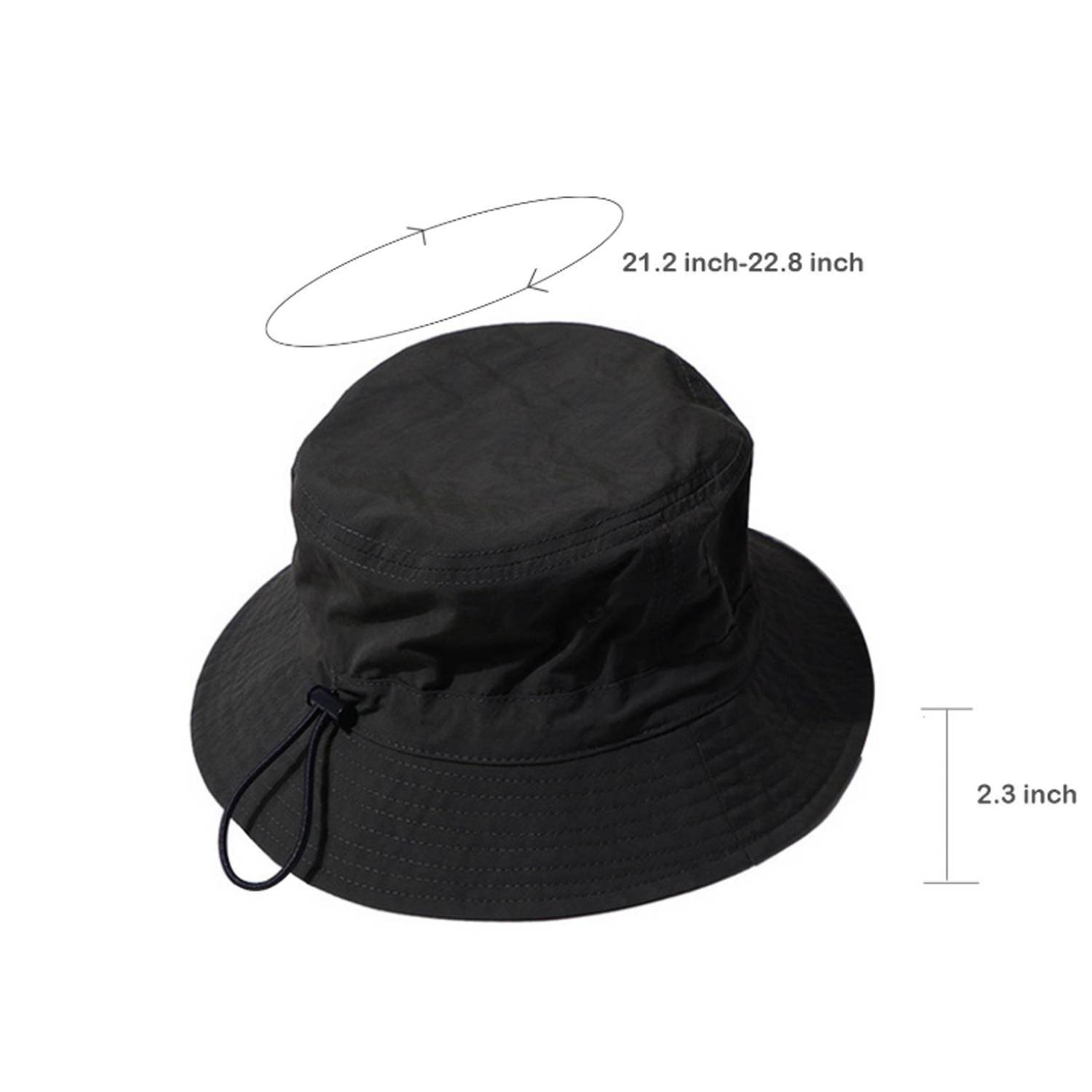 Adjustable Nylon Bucket Hat 4