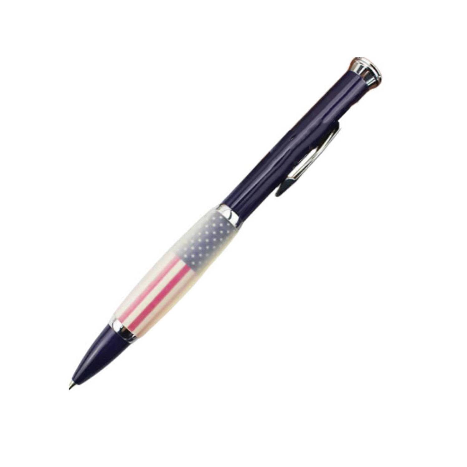 Simple Flag Pattern Metal Ballpoint Pen 4