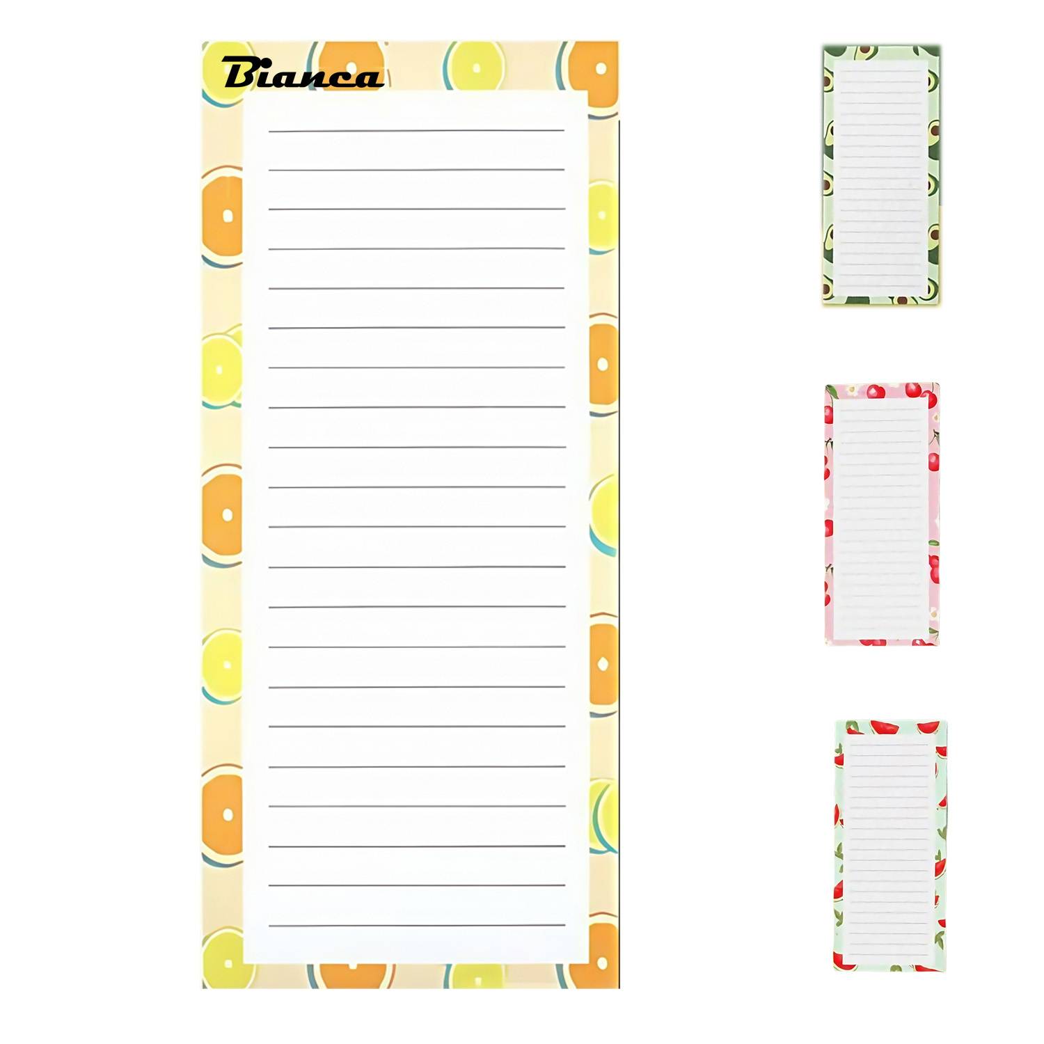 Fruit Design Magnetic Notepad Fridge Grocery Lists 6