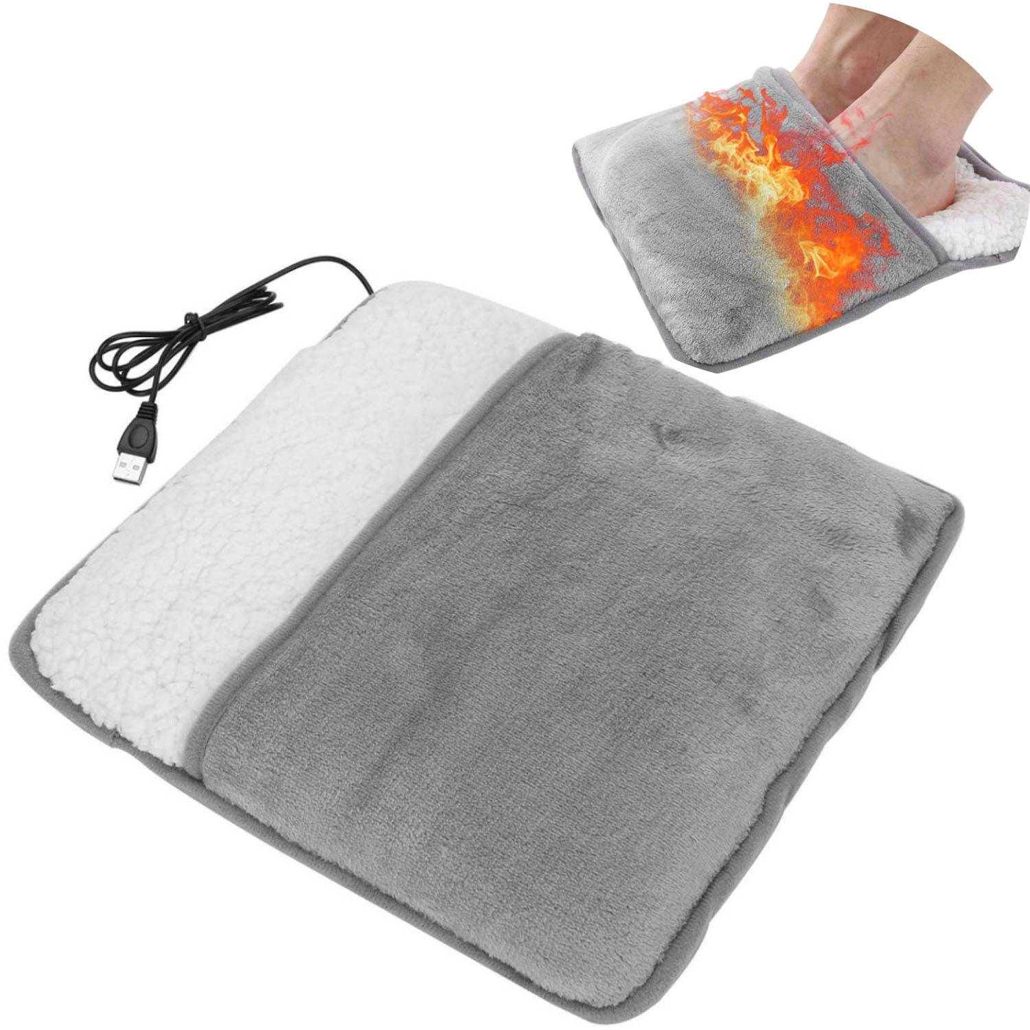 Winter USB Electric Heated Foot Warmer 2