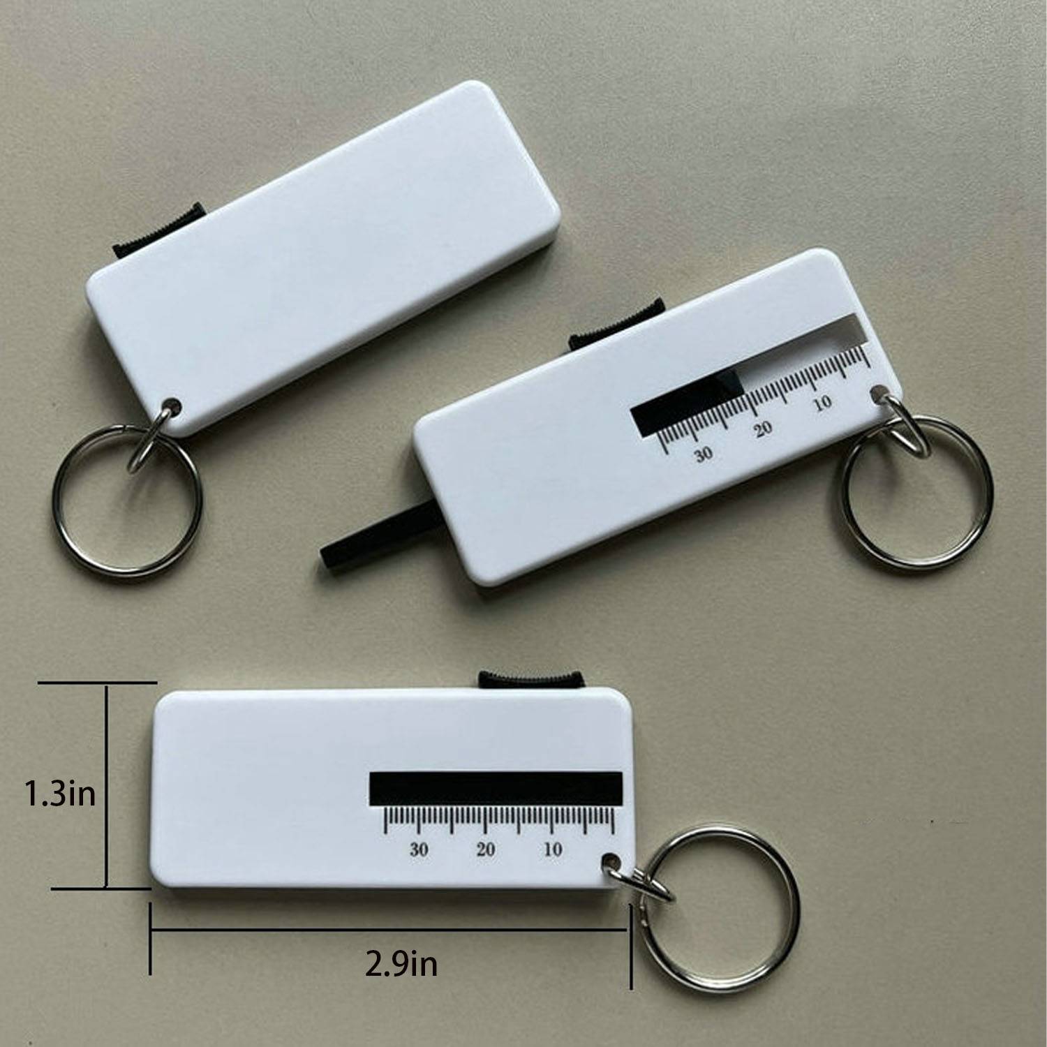 Tire Tread Depth Gauge Keychain 3