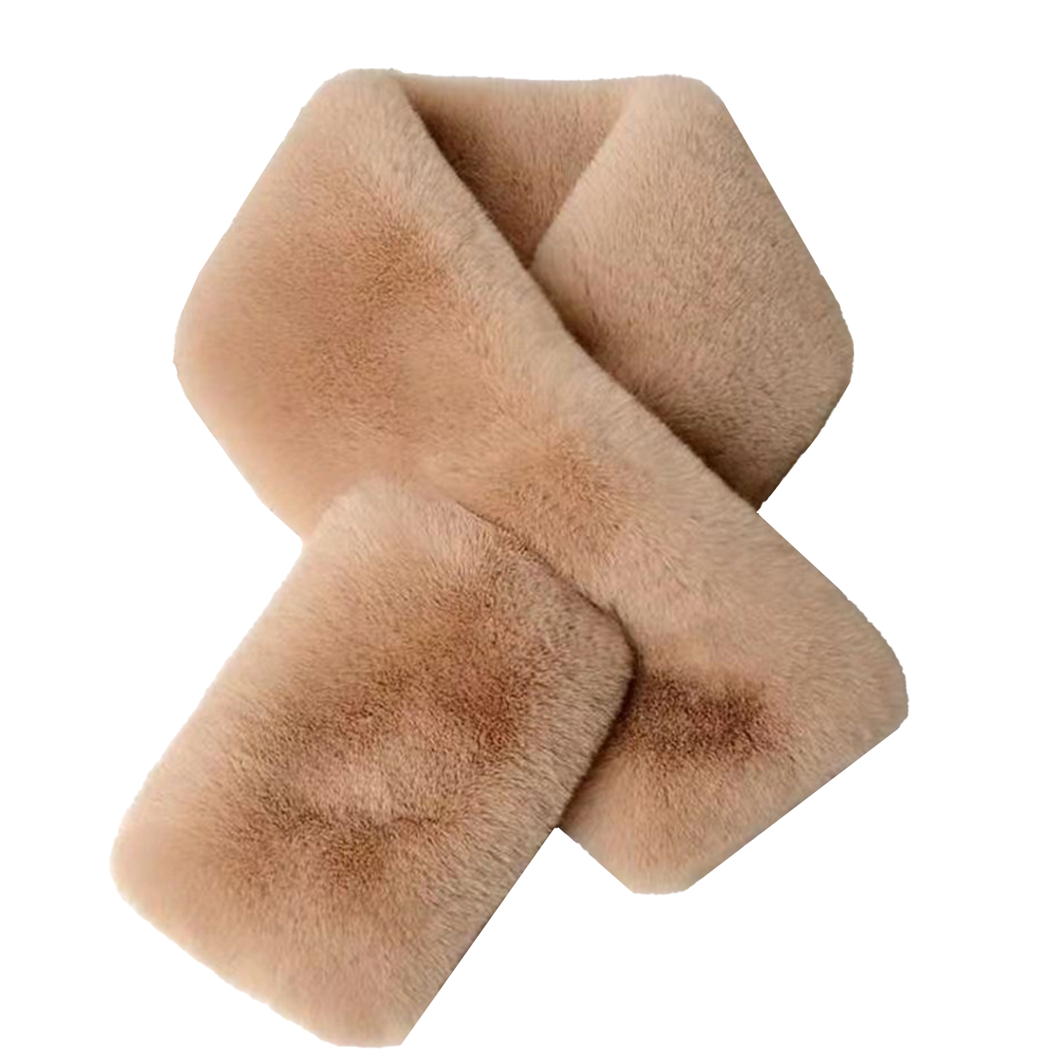 Cotton-Polyester Winter Warm Plush Scarf 16