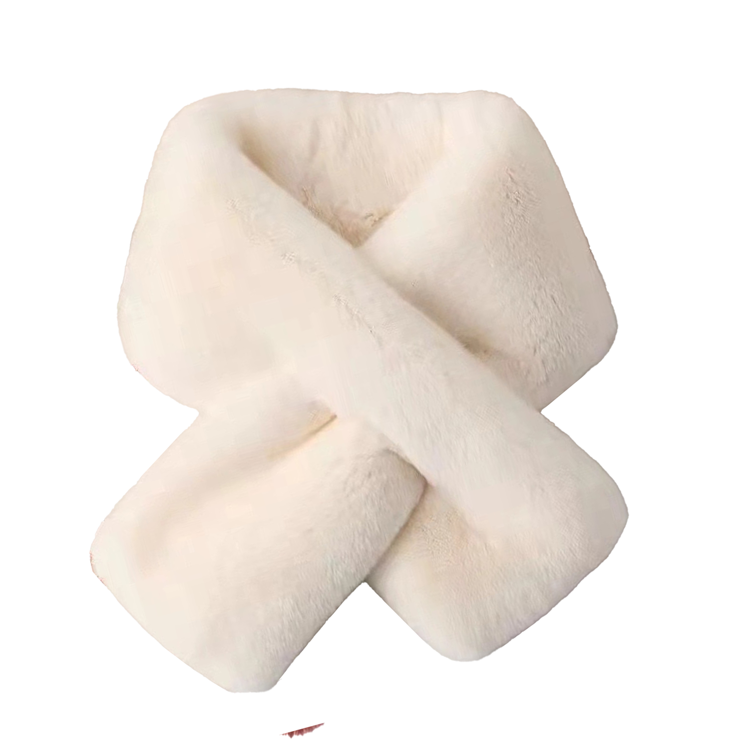 Cotton-Polyester Winter Warm Plush Scarf 11