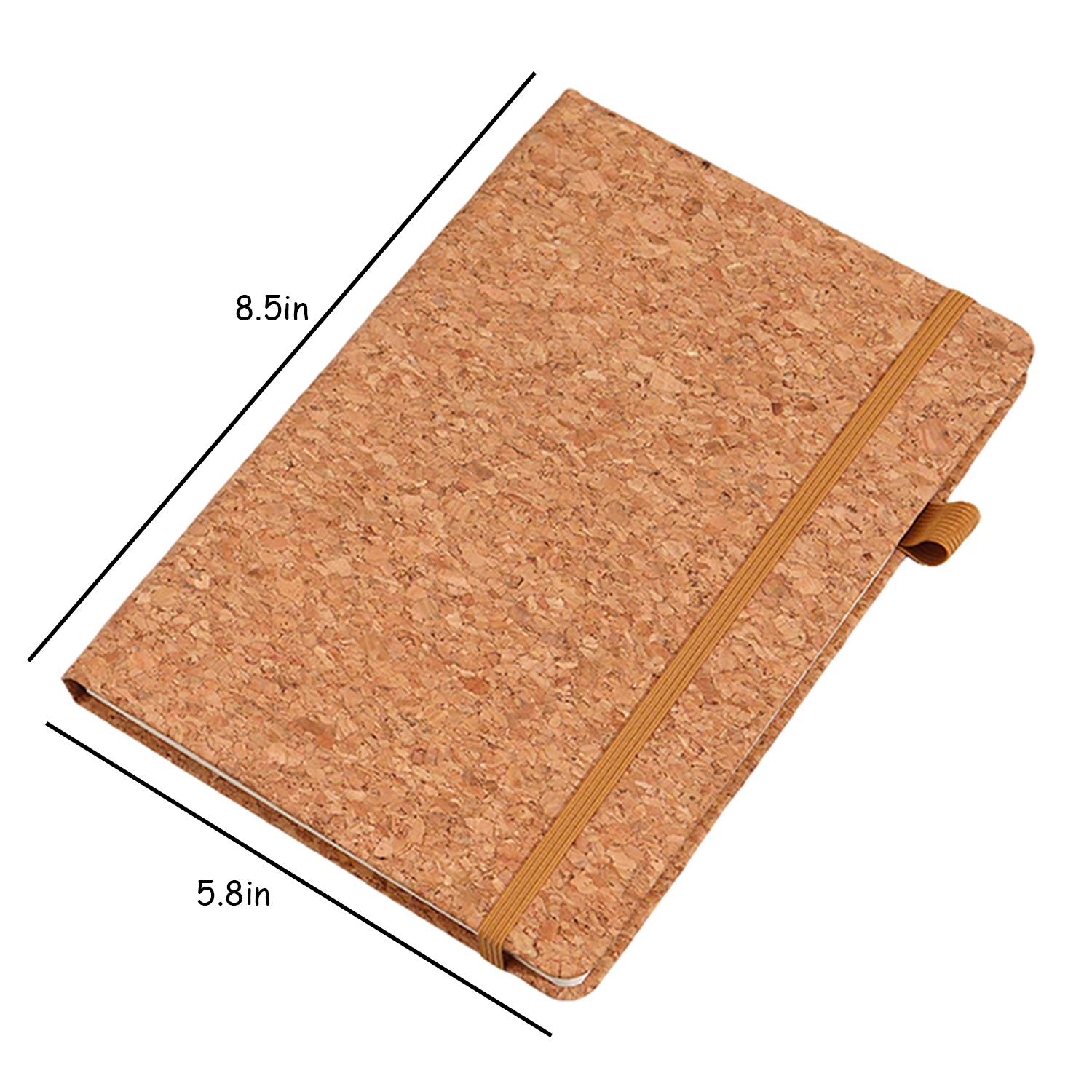 A5 Eco-Friendly PU Leather Lined Notebook 6