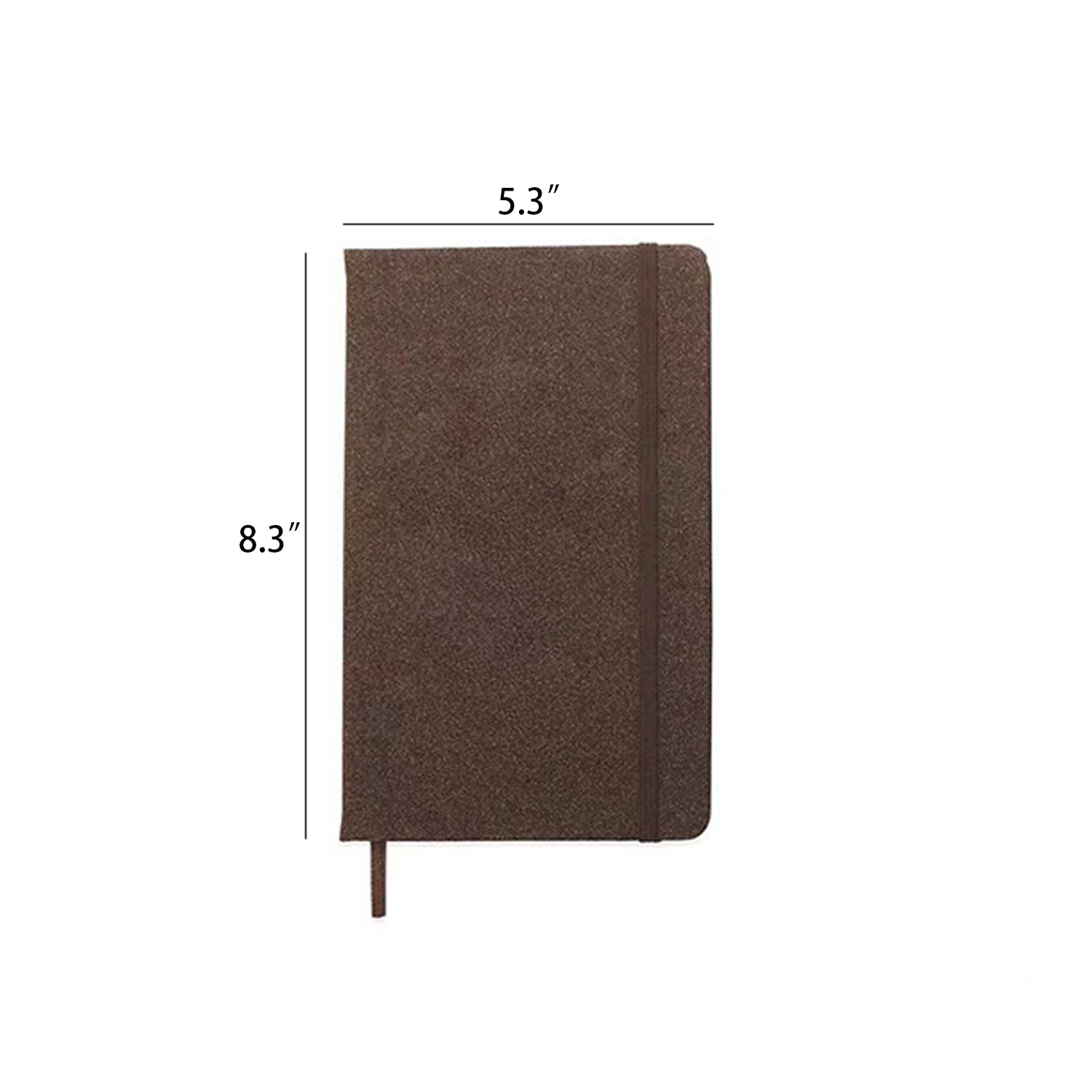 A5 Eco-Friendly Coffee Grounds Notebook w/ Strap 9
