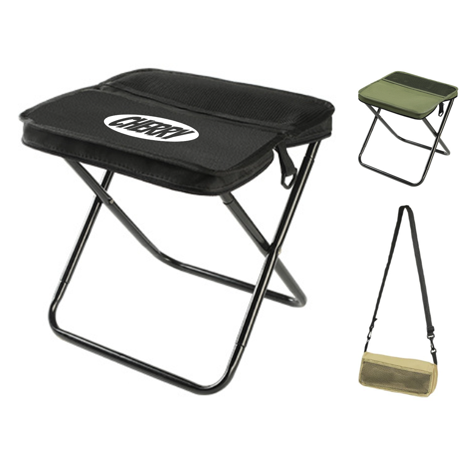 Shoulder Bag Design Carbon Steel Foldable Oxford Stool 1