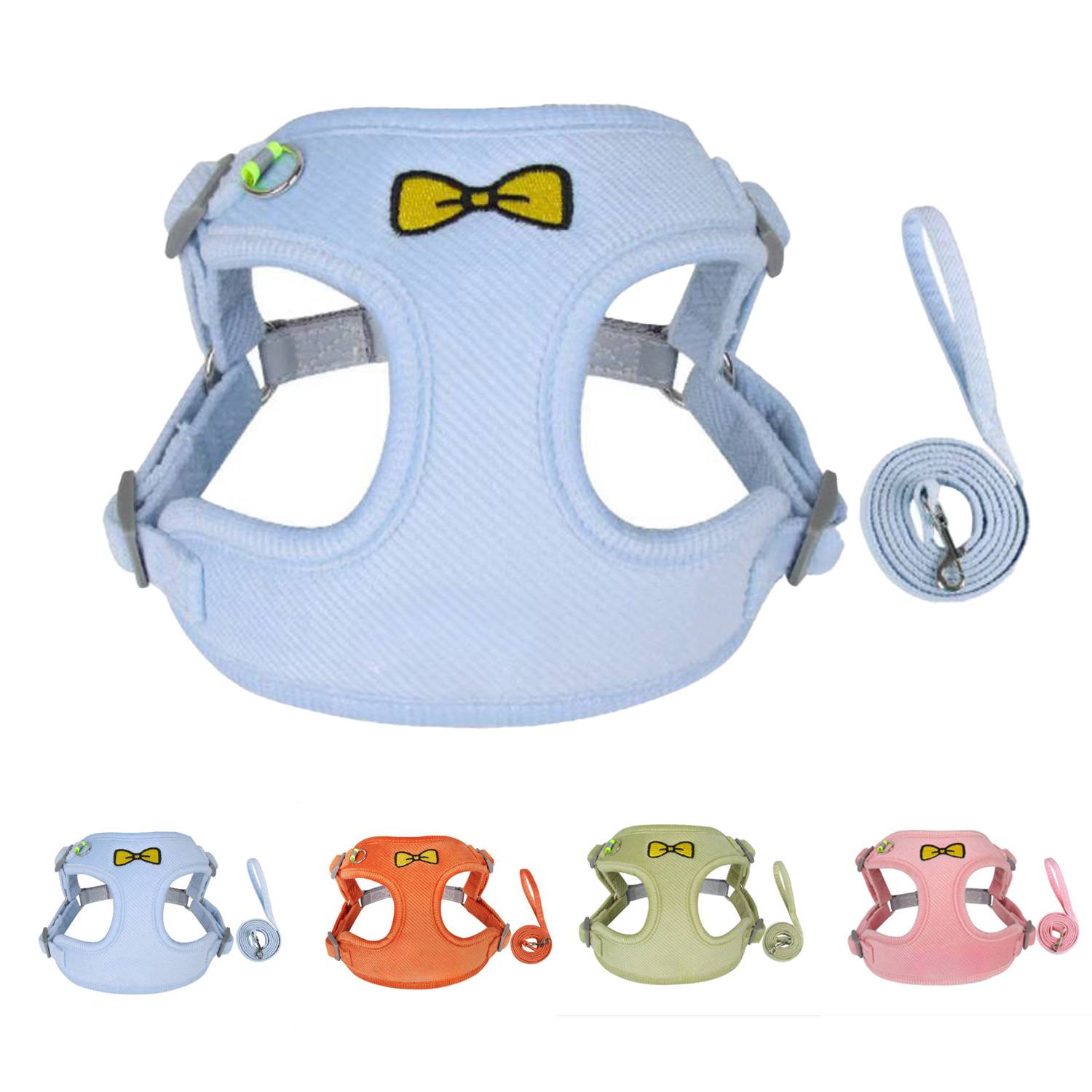 Breathable Pet Harness w/ Leash 3