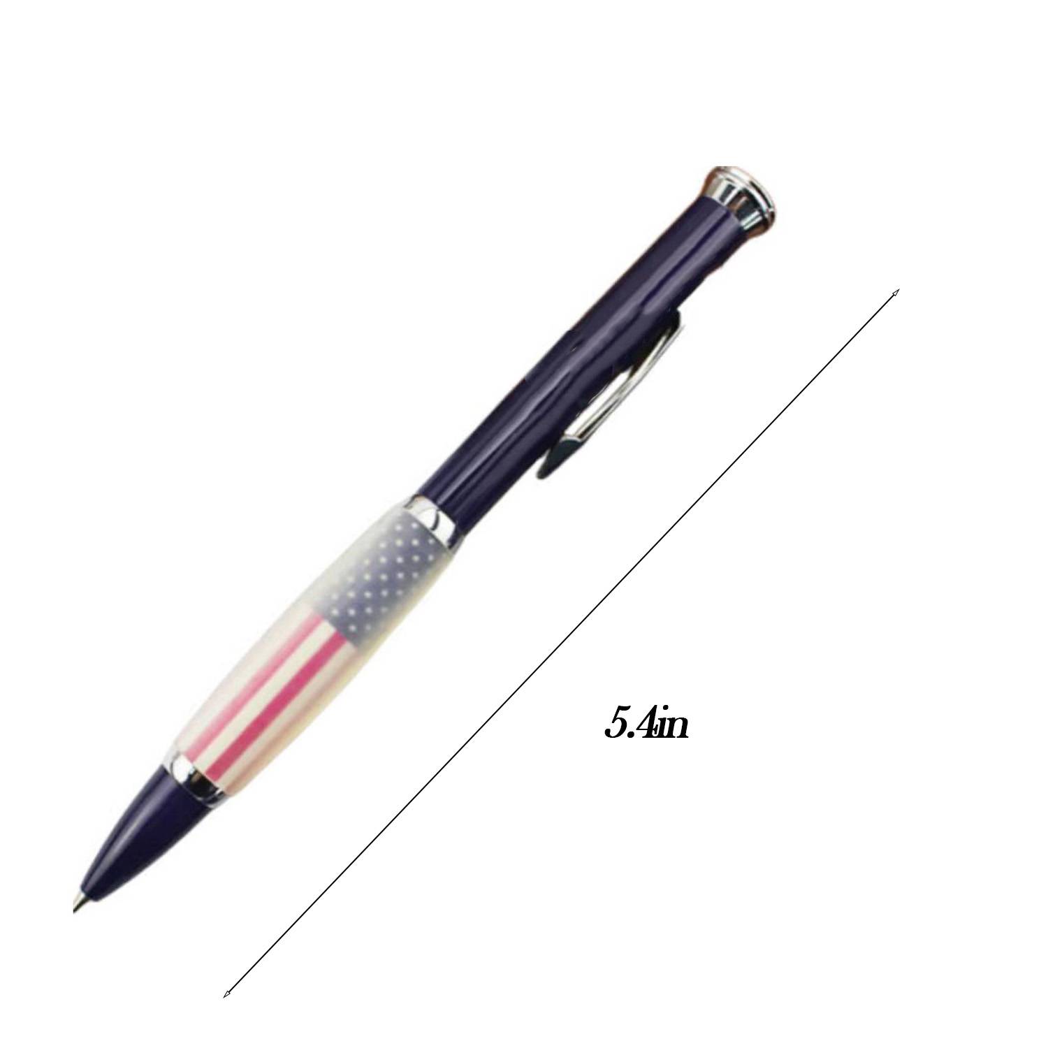 Simple Flag Pattern Metal Ballpoint Pen 3