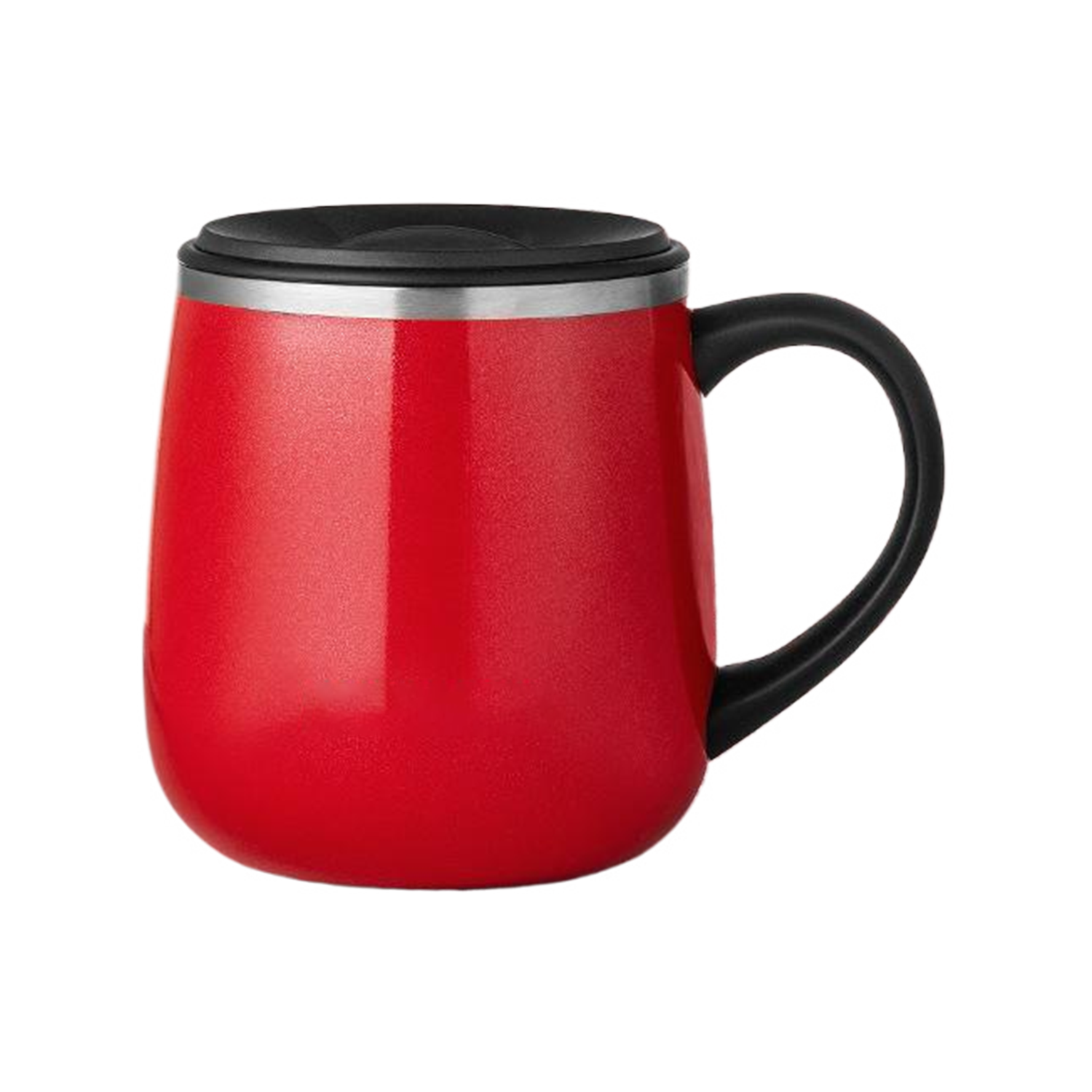 11oz Double Wall Stainless Steel Insulated Mug w/ Lid 6
