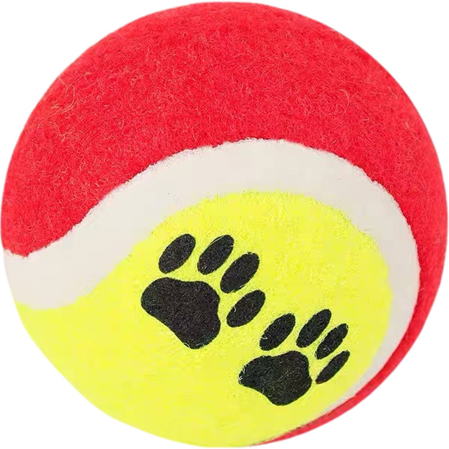 Pet Paw Print Interactive Tennis Ball Toy 2