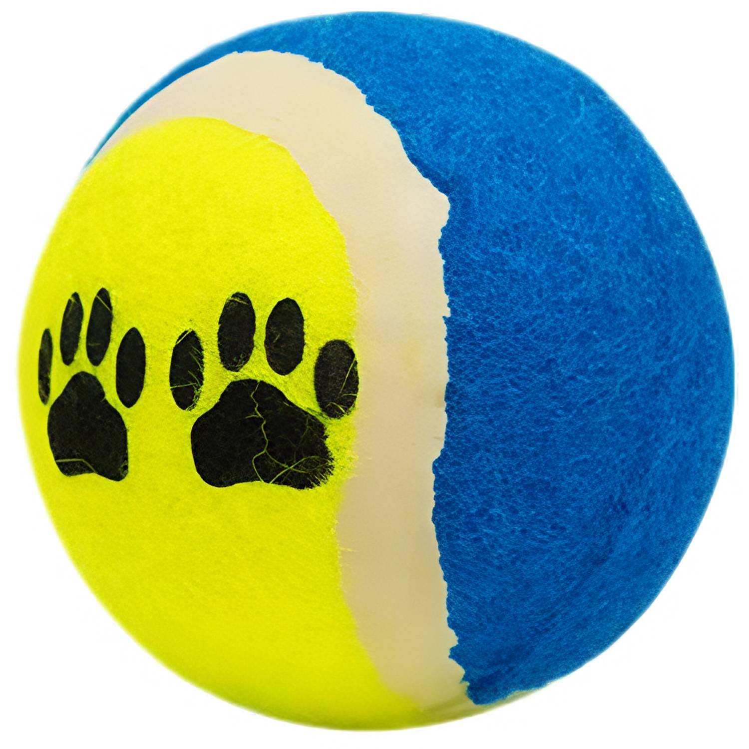 Pet Paw Print Interactive Tennis Ball Toy 4