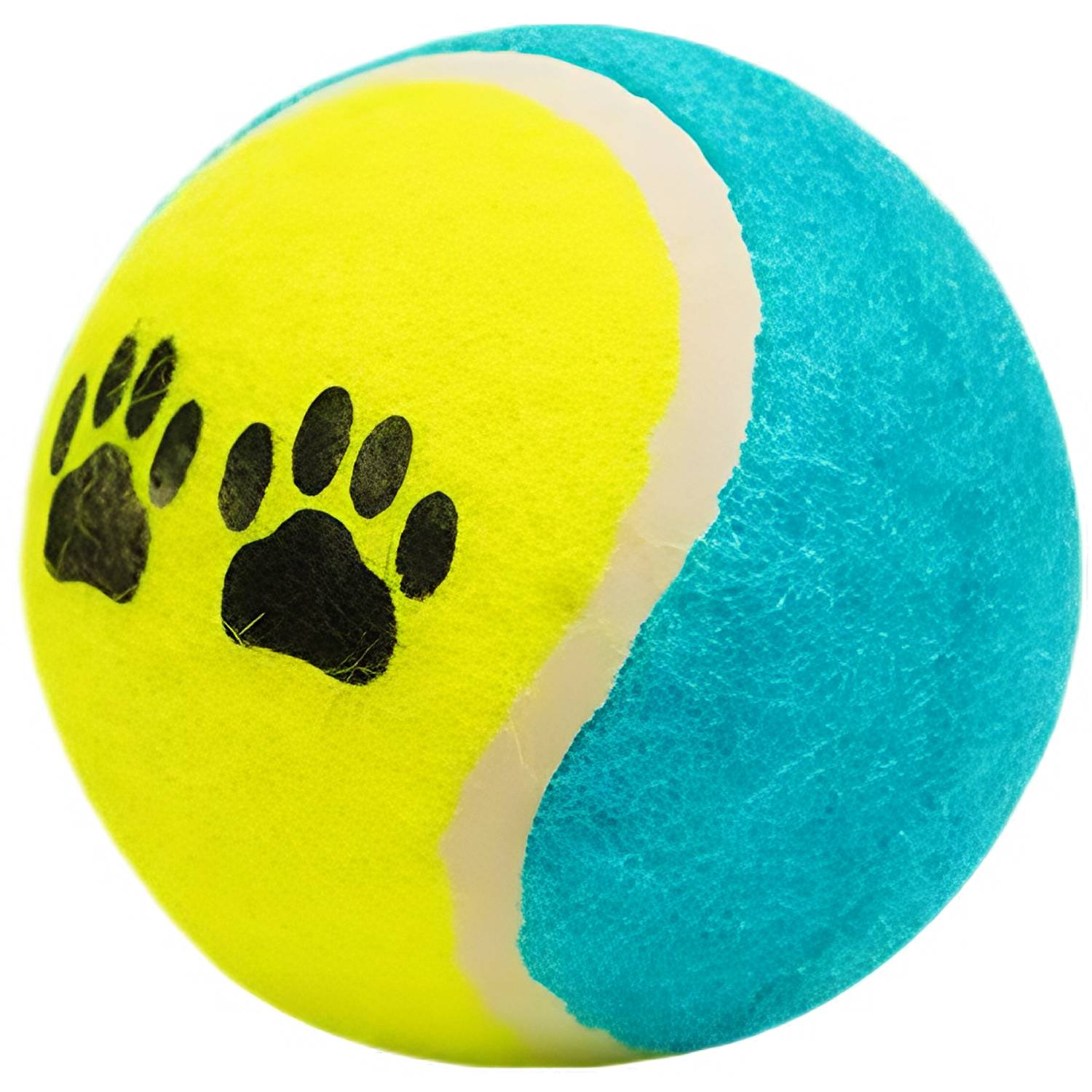 Pet Paw Print Interactive Tennis Ball Toy 7