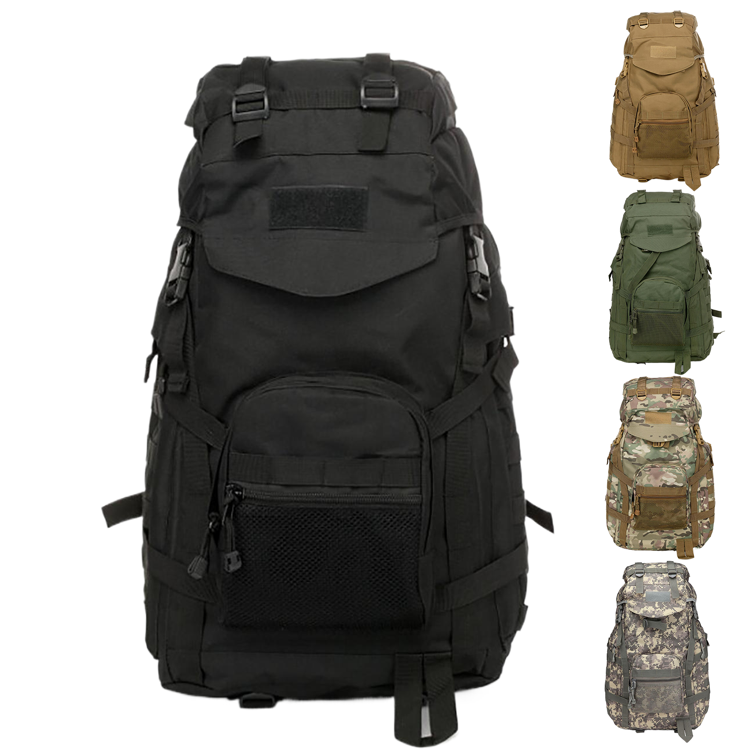 60L Oxford Cloth Camping Backpack 6