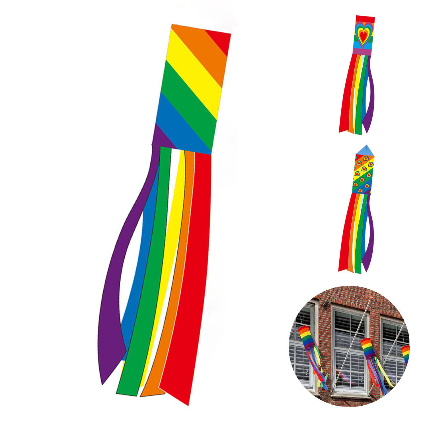 Polyester Rainbow Windsock 5