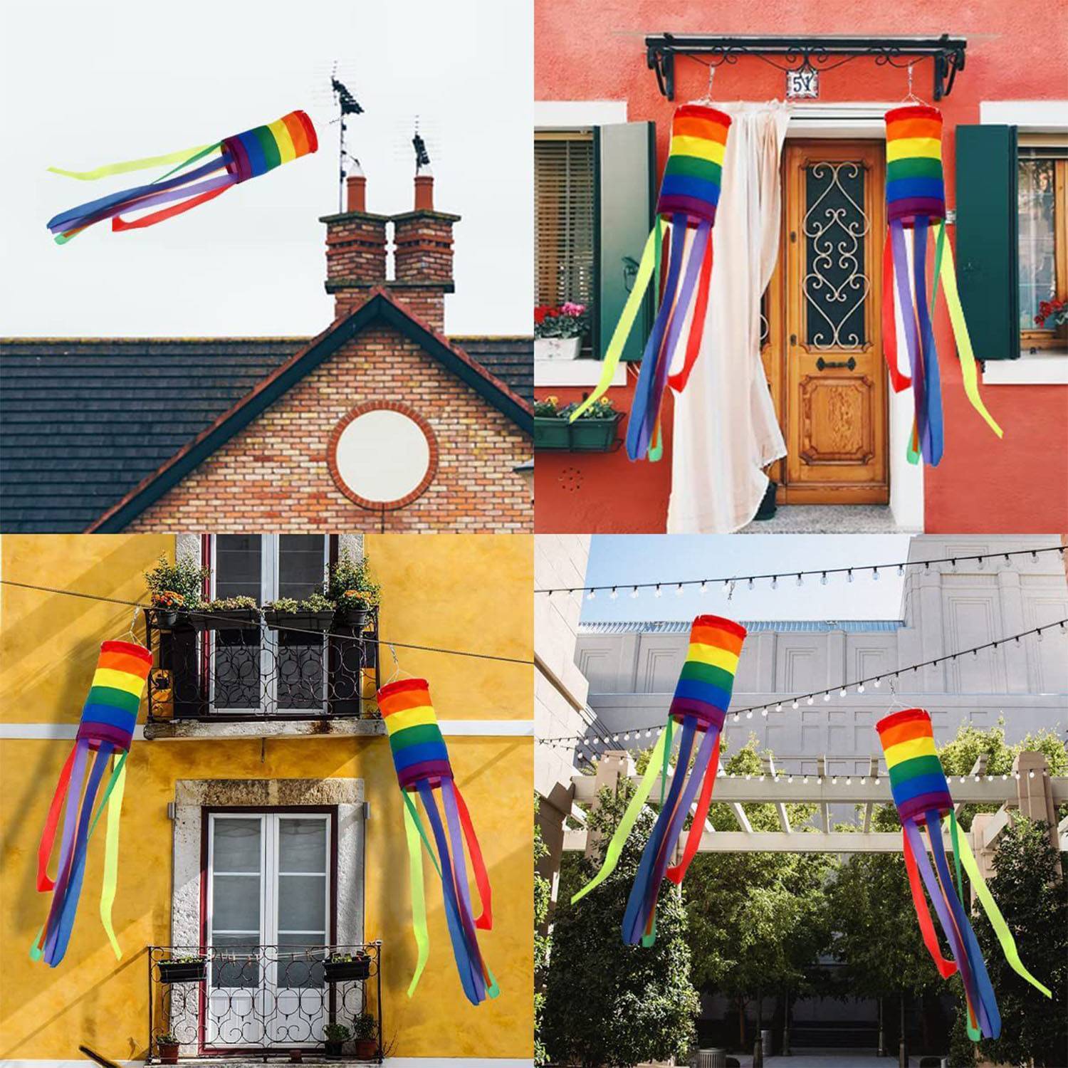 Polyester Rainbow Windsock 3