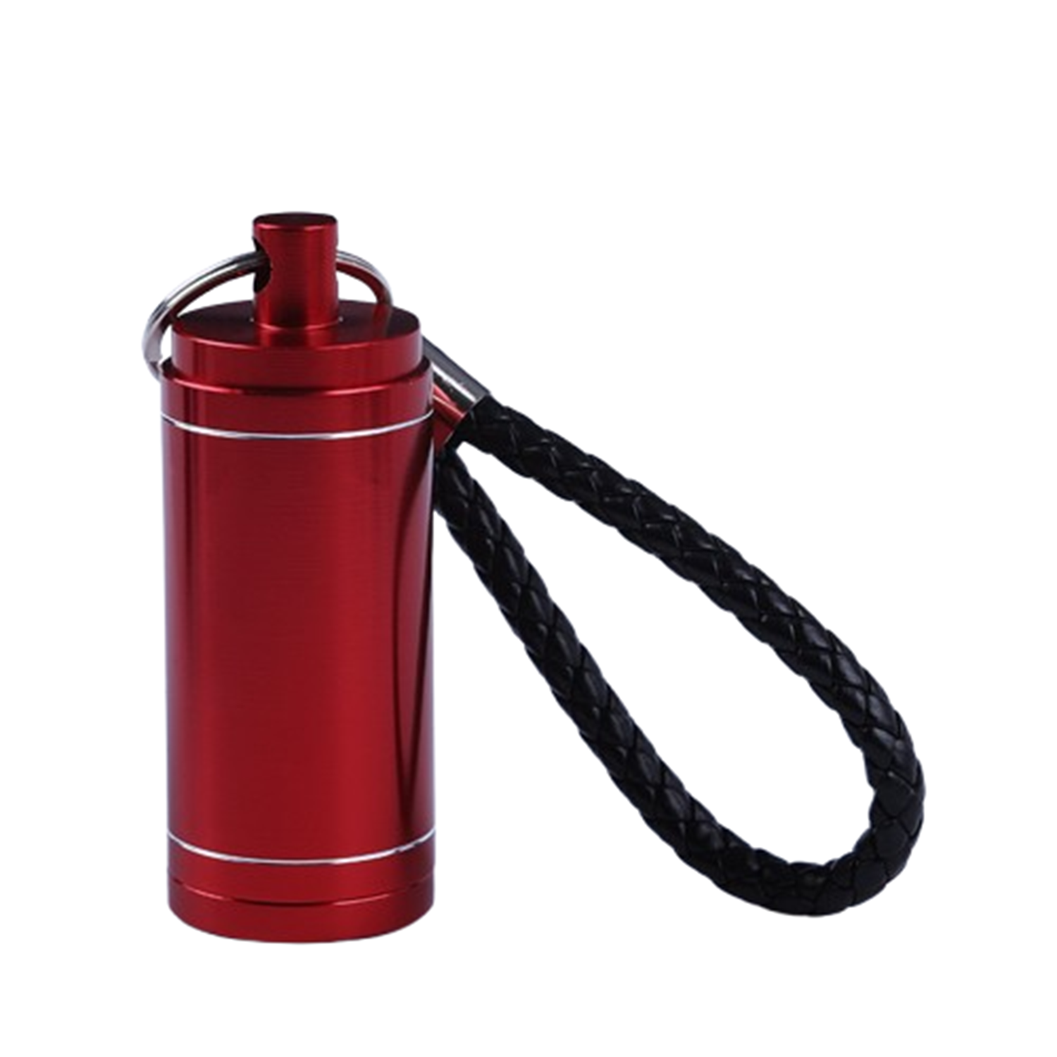 Portable Mini Metal Cylinder Ashtray Keychain 7