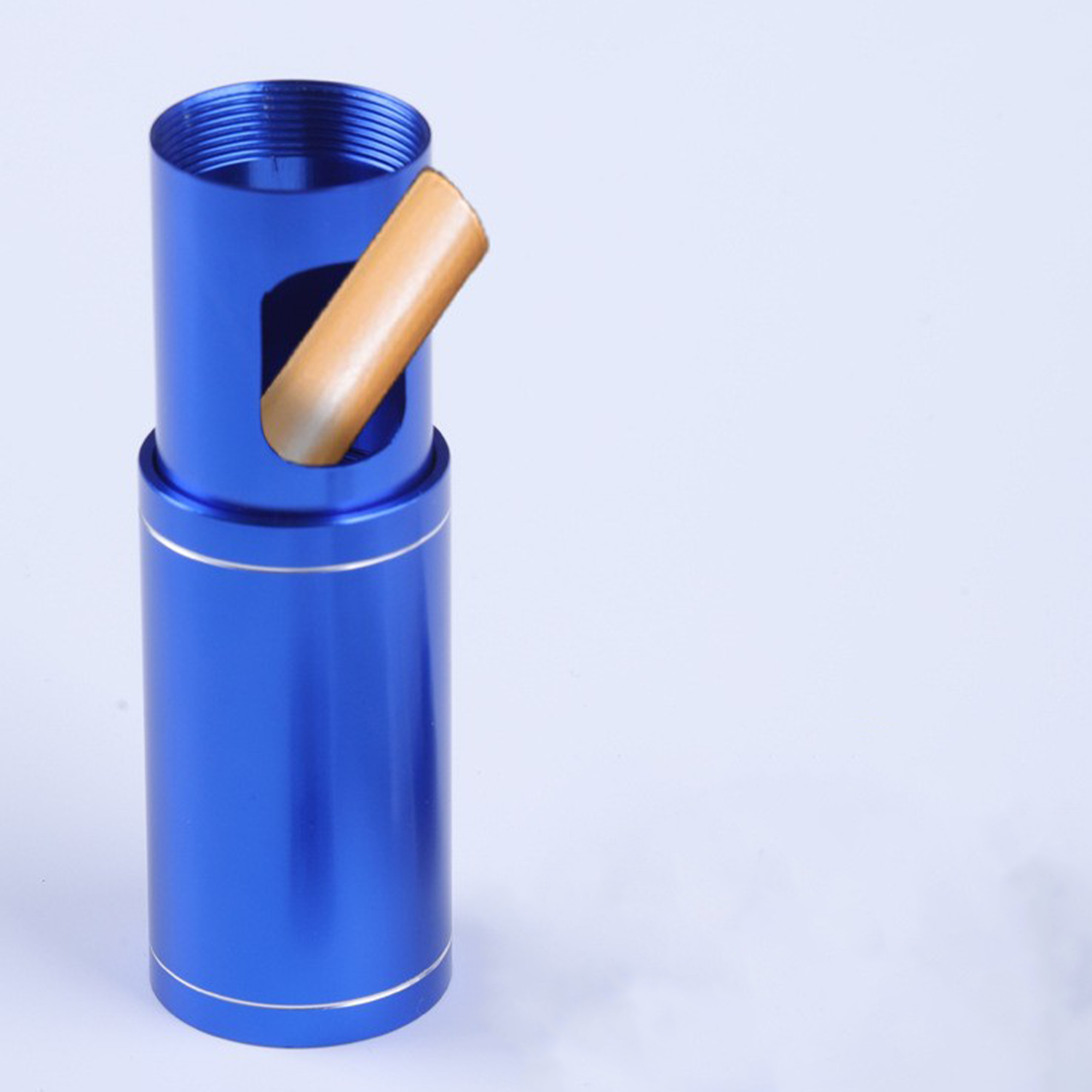 Portable Mini Metal Cylinder Ashtray Keychain 8