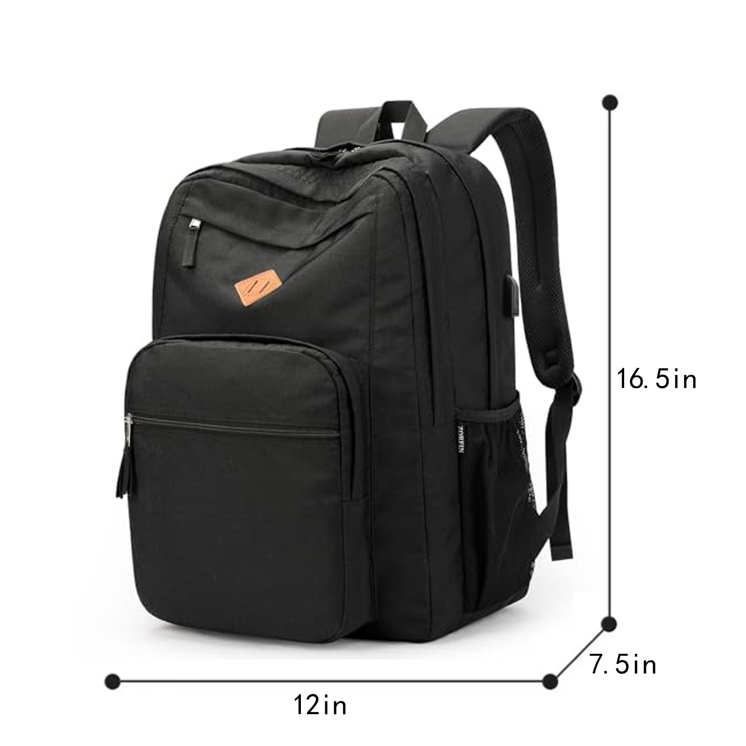 Large Capacity Multi-Pockets Polyester Laptop Backpack 9