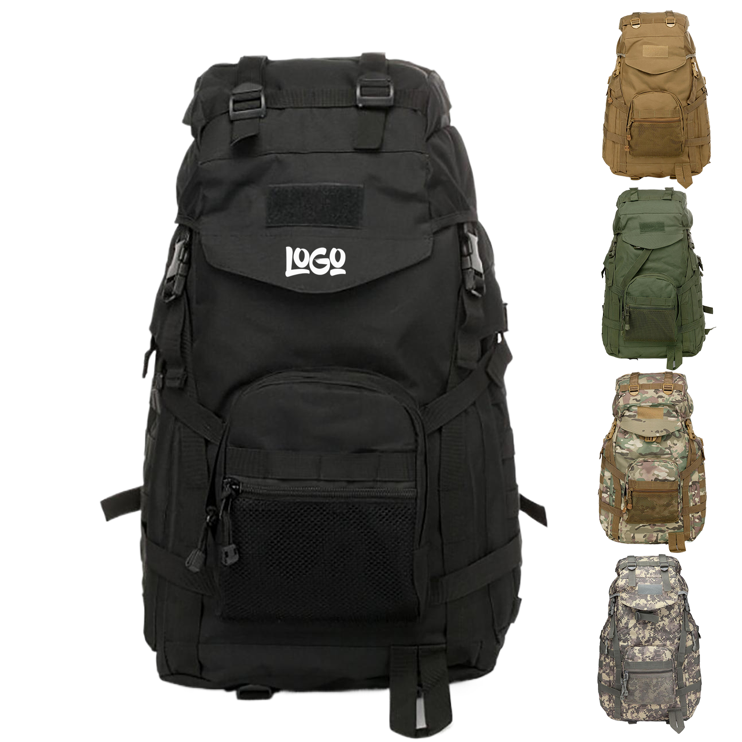 60L Oxford Cloth Camping Backpack 2