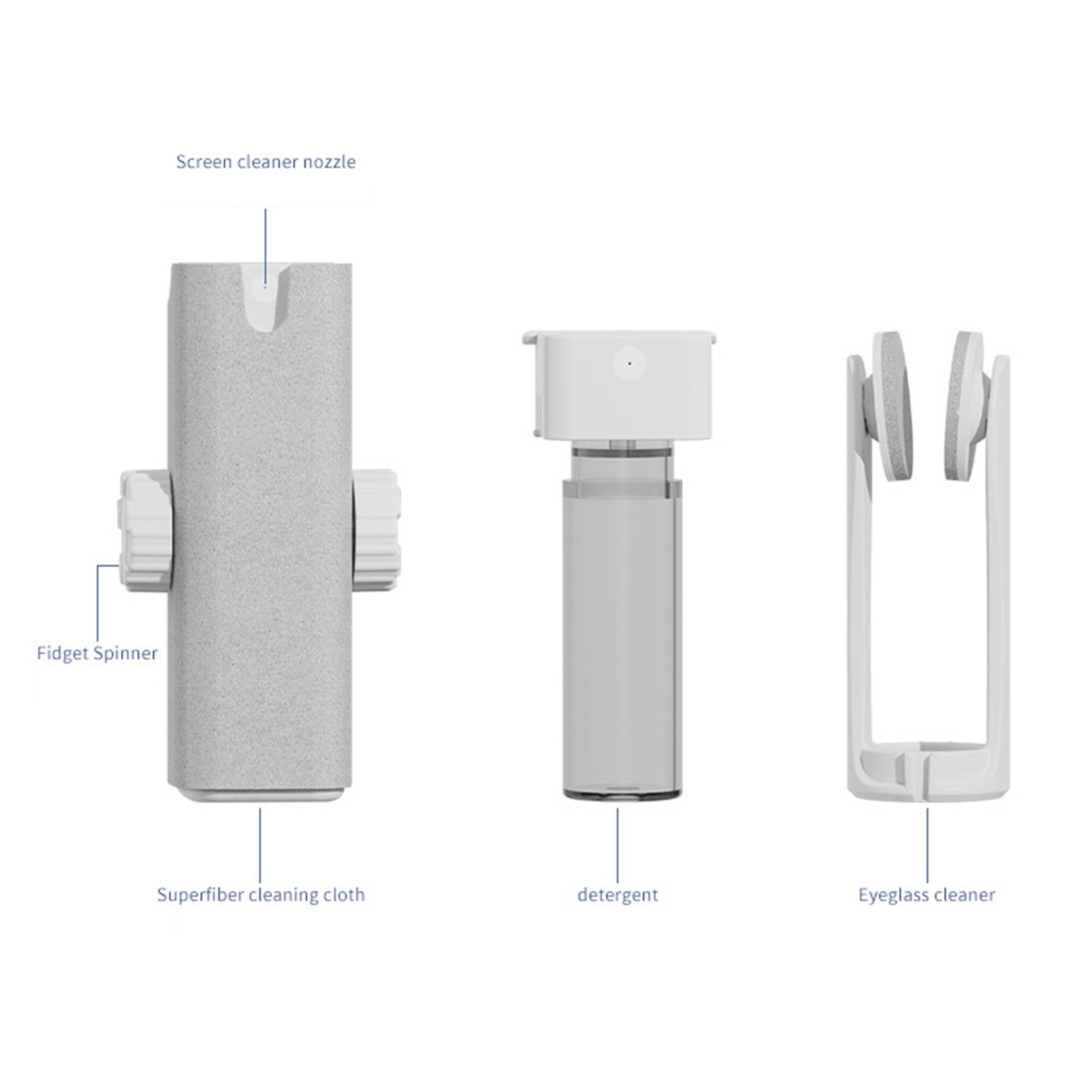 Mini 5-in-1 Multi-Function Eyeglass Cleaner Kit 3
